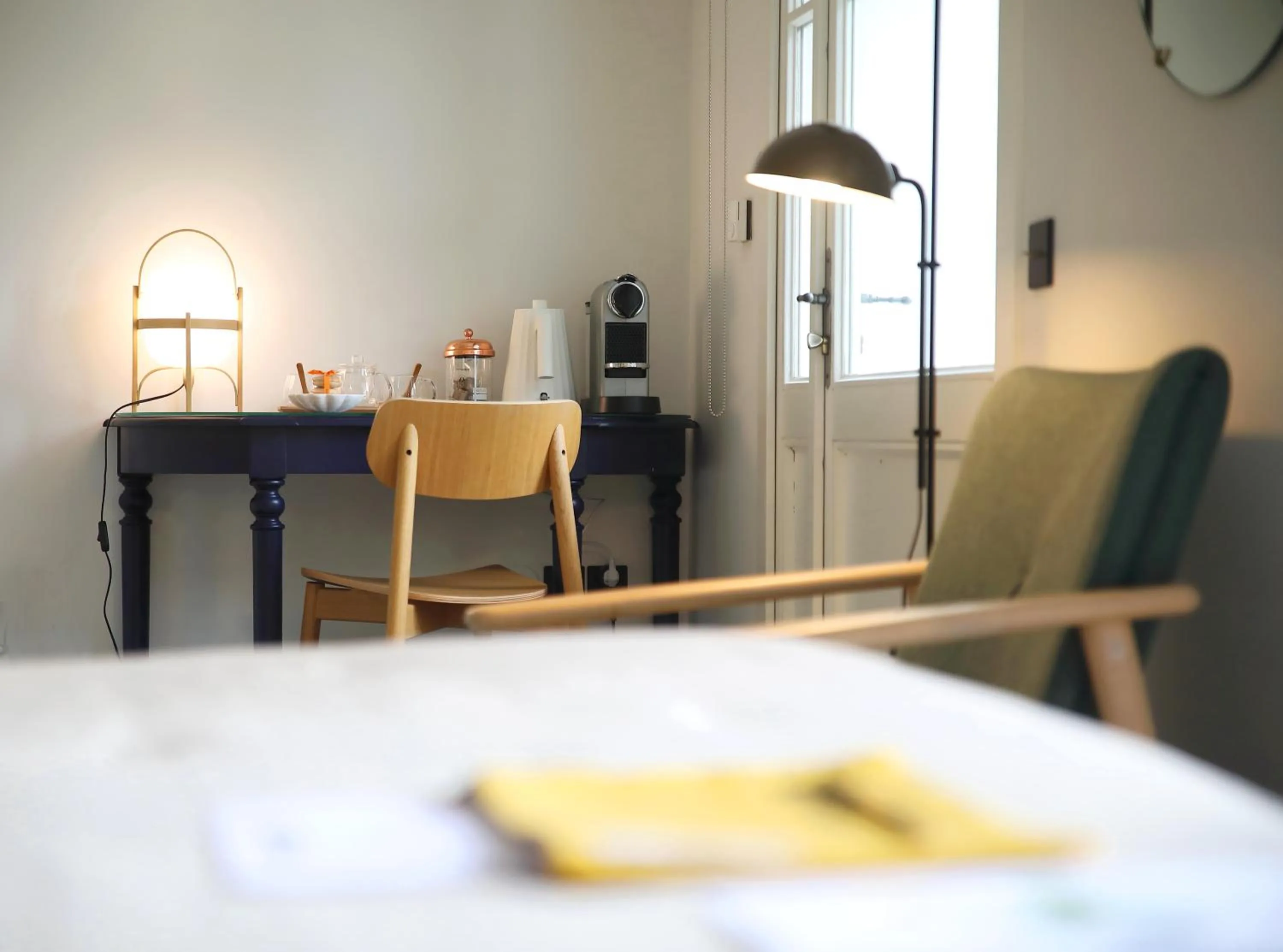 Bed in L'Auberge Basque-Relais & Châteaux