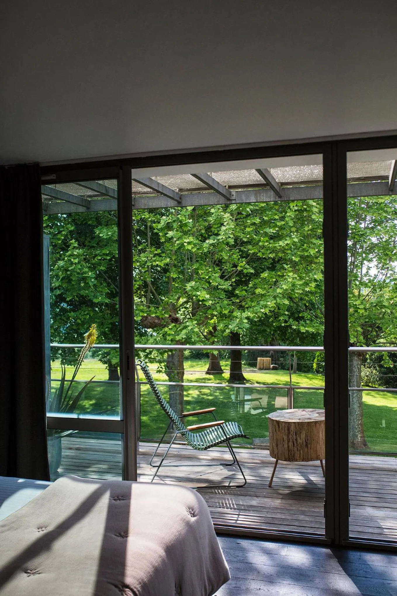 Bed in L'Auberge Basque-Relais & Châteaux