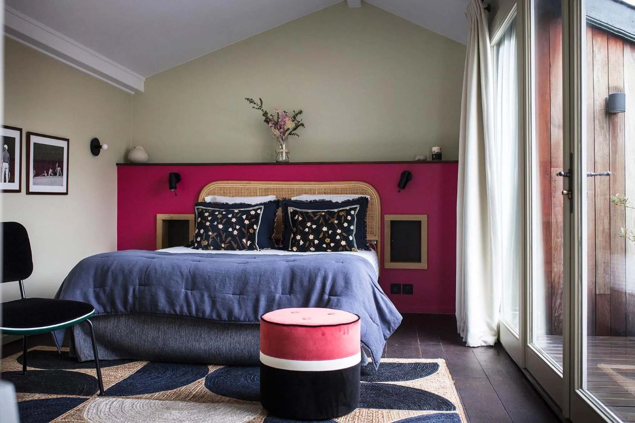 Bed in L'Auberge Basque-Relais & Châteaux