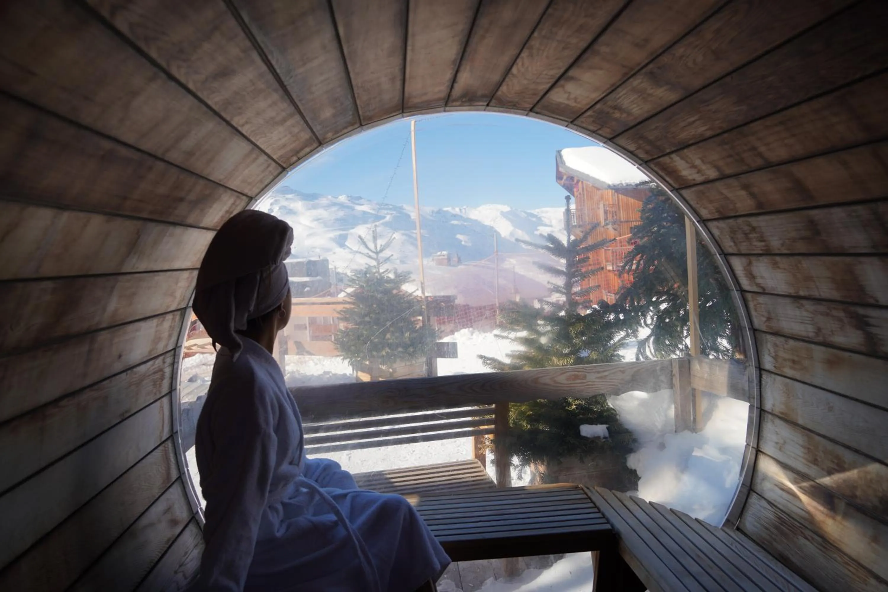 Sauna in Hôtel Le Sherpa Val Thorens
