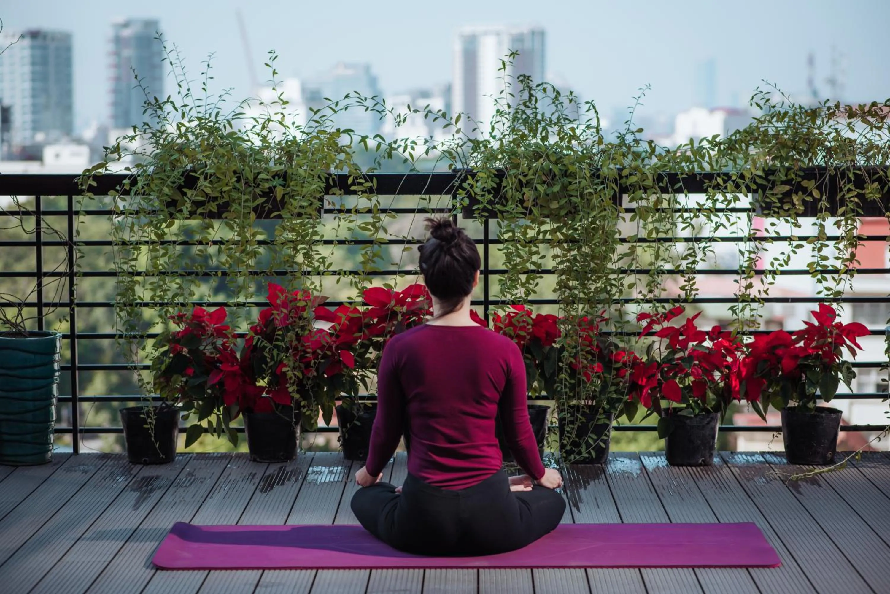 Patio in Thang Long Opera Hotel