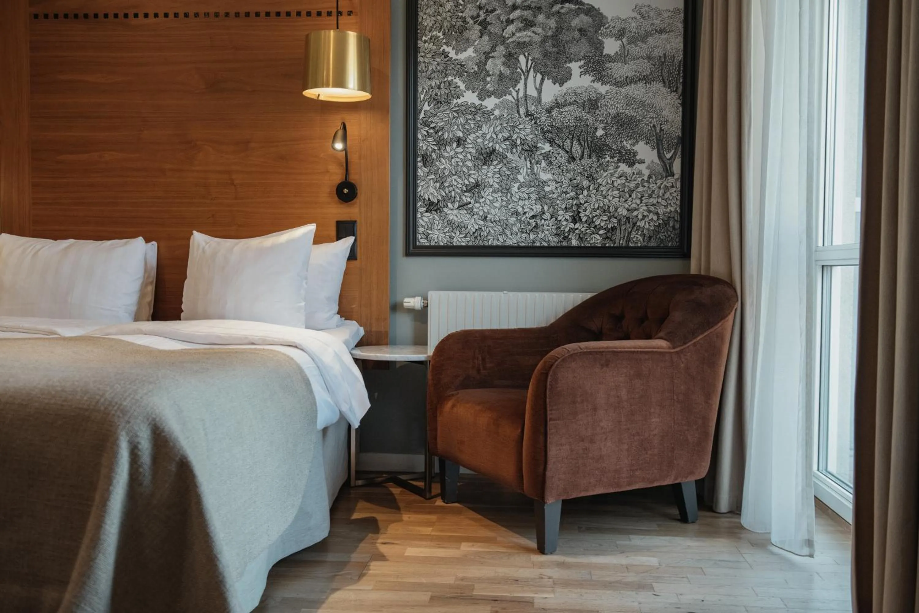 Bed in Home Hotel Temperance