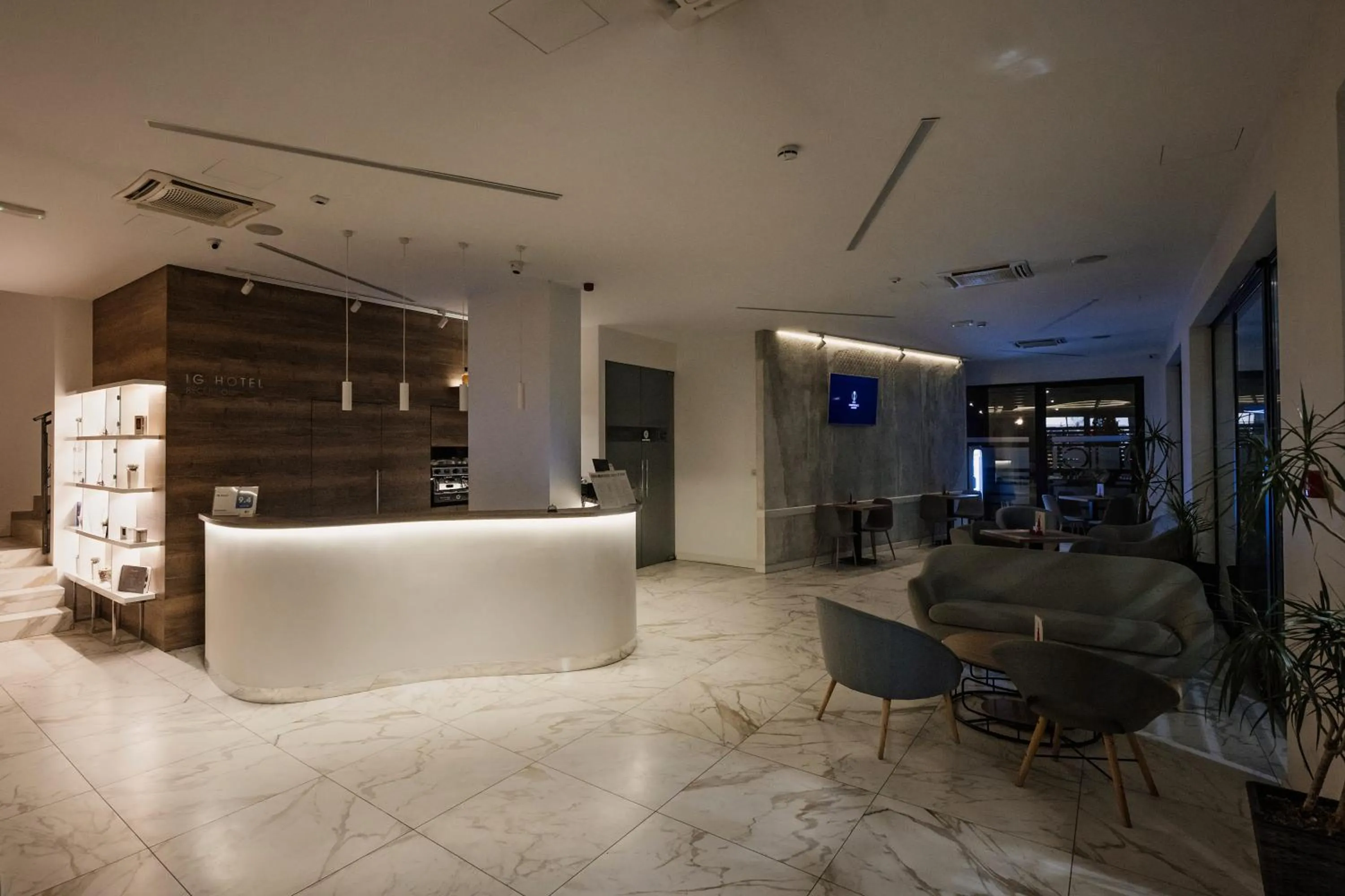 Lobby or reception in IG Hotel