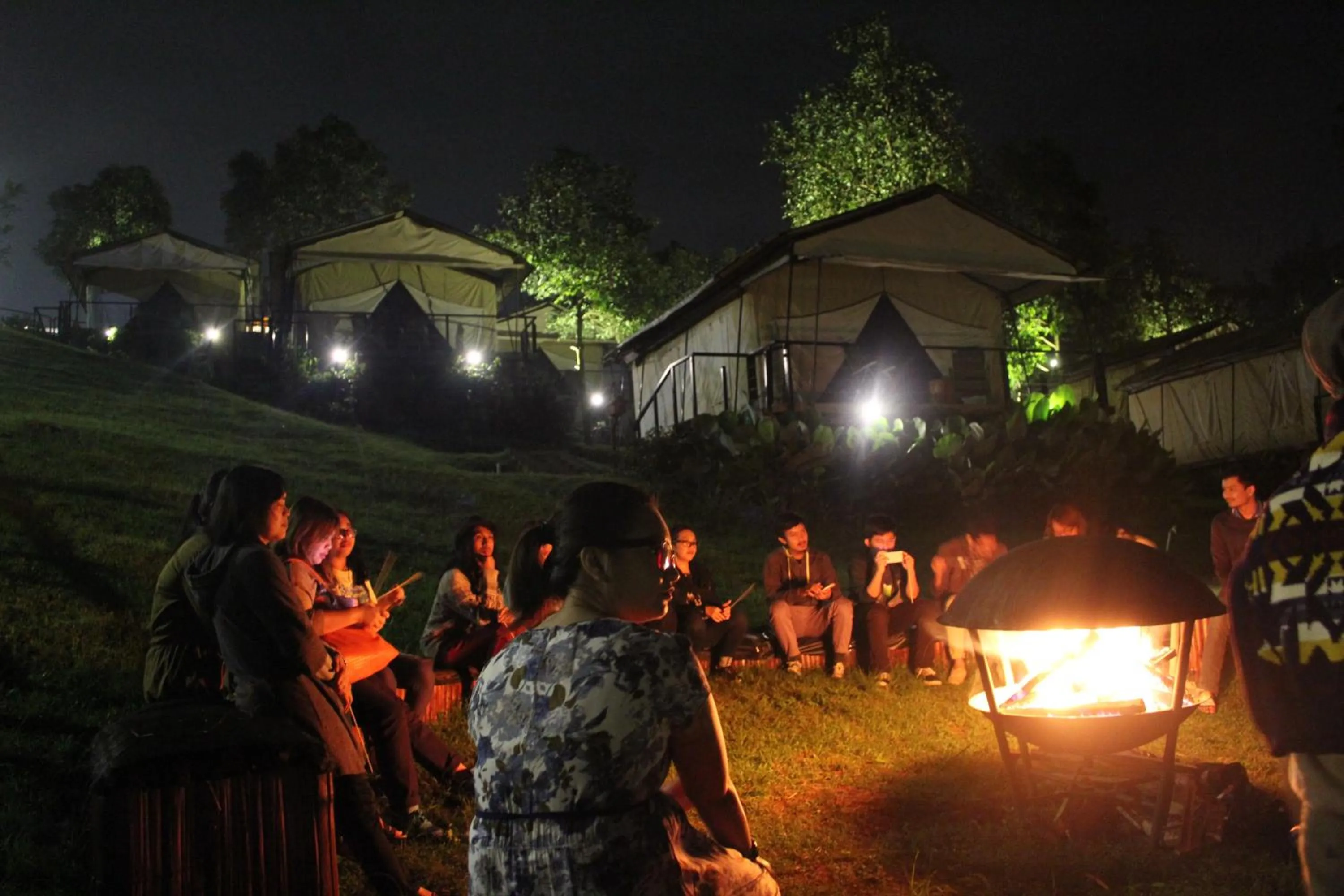 Garden in Trizara Resorts - Glam Camping