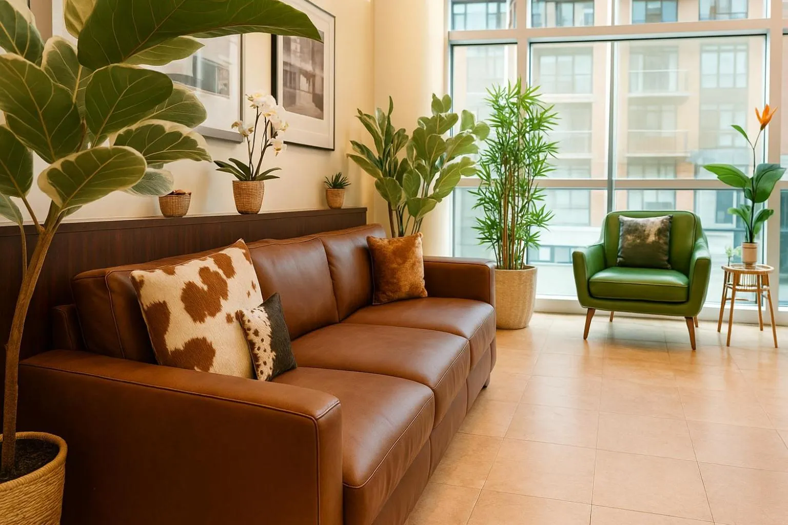 Lobby or reception in LIC Manhattan View Hotel