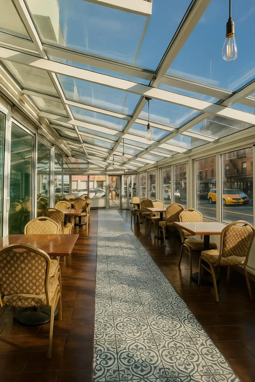 Seating area in LIC Manhattan View Hotel