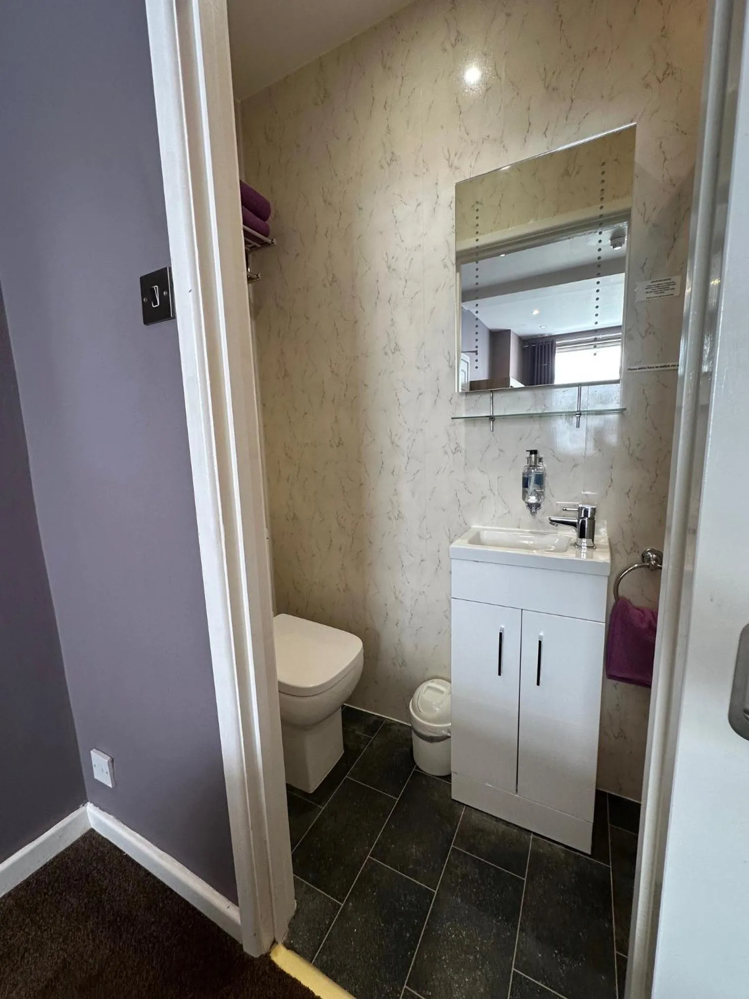 Bathroom in The Chocolate Box Guest House