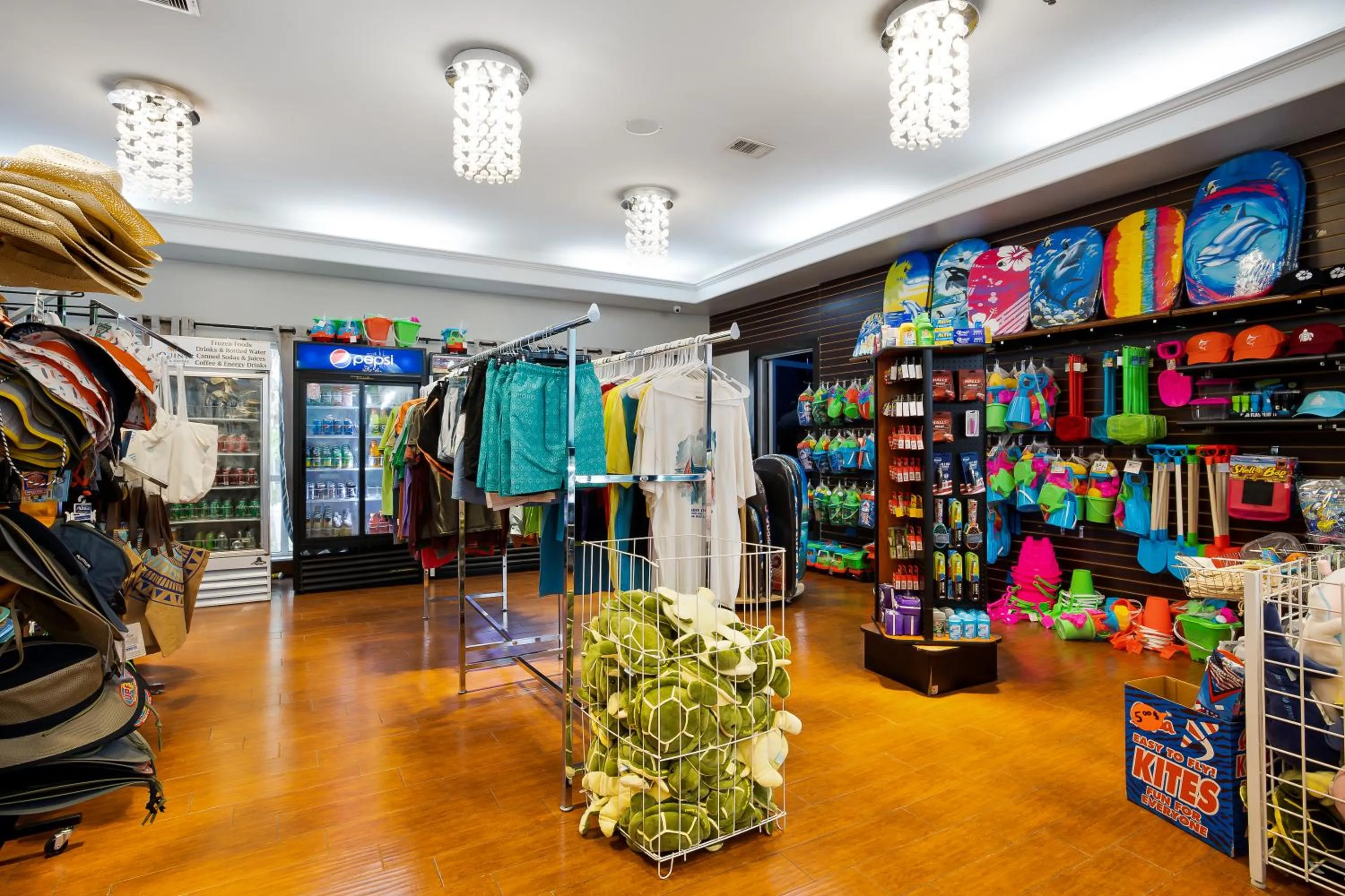 On-site shops in Sand Rose Beach Resort