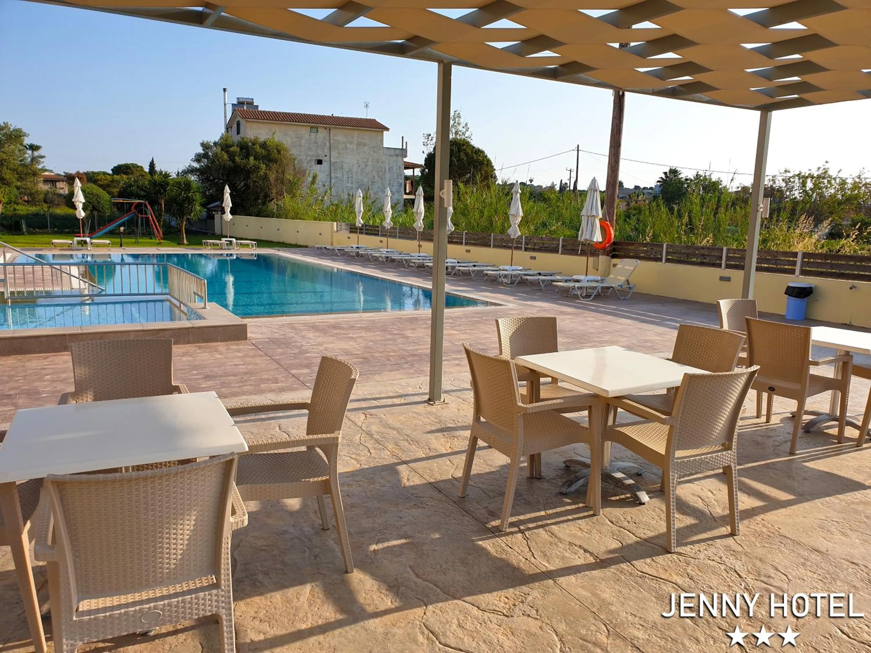 Seating area in Jenny Hotel
