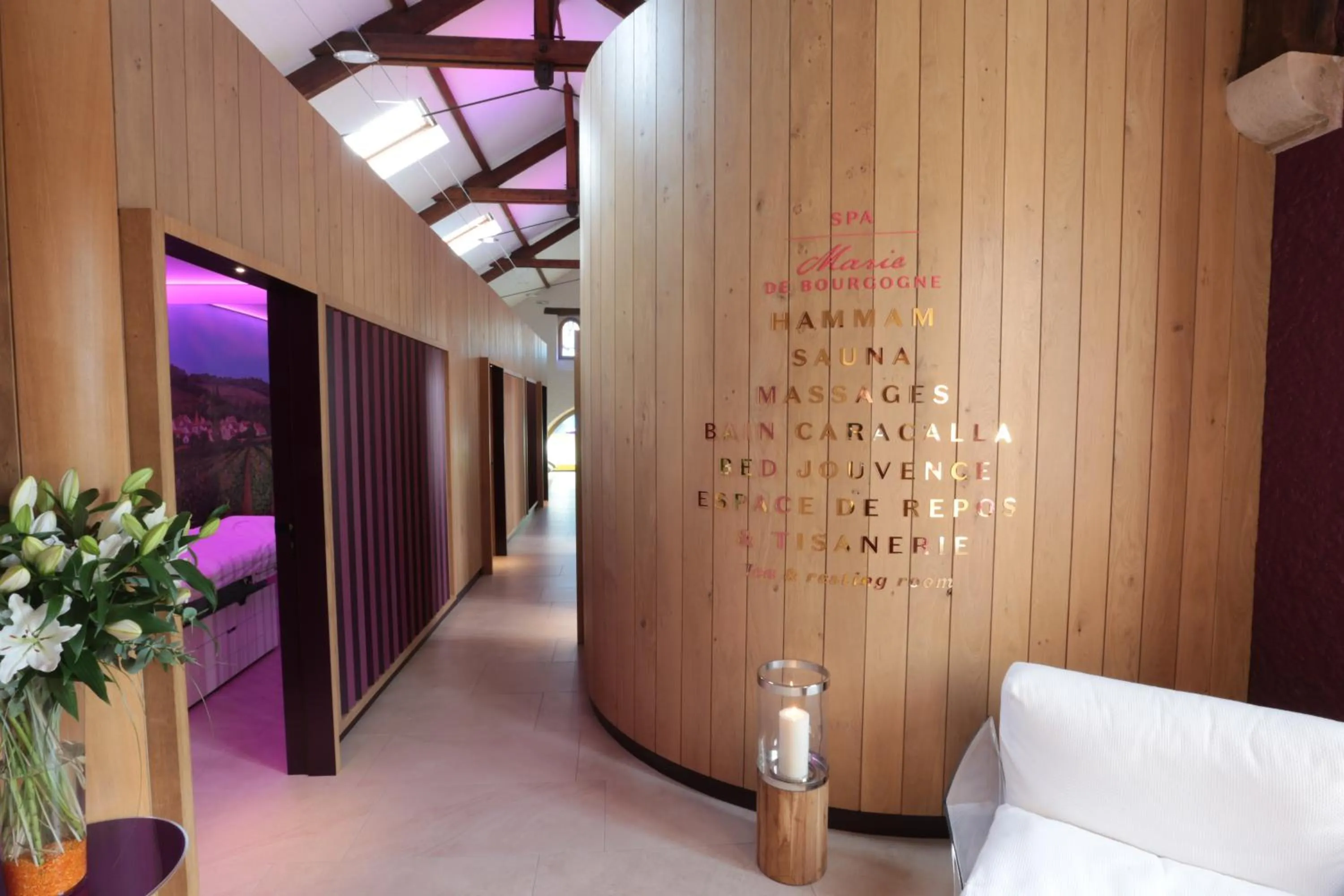 Spa and wellness centre/facilities in Hôtel Le Cep & Spa
