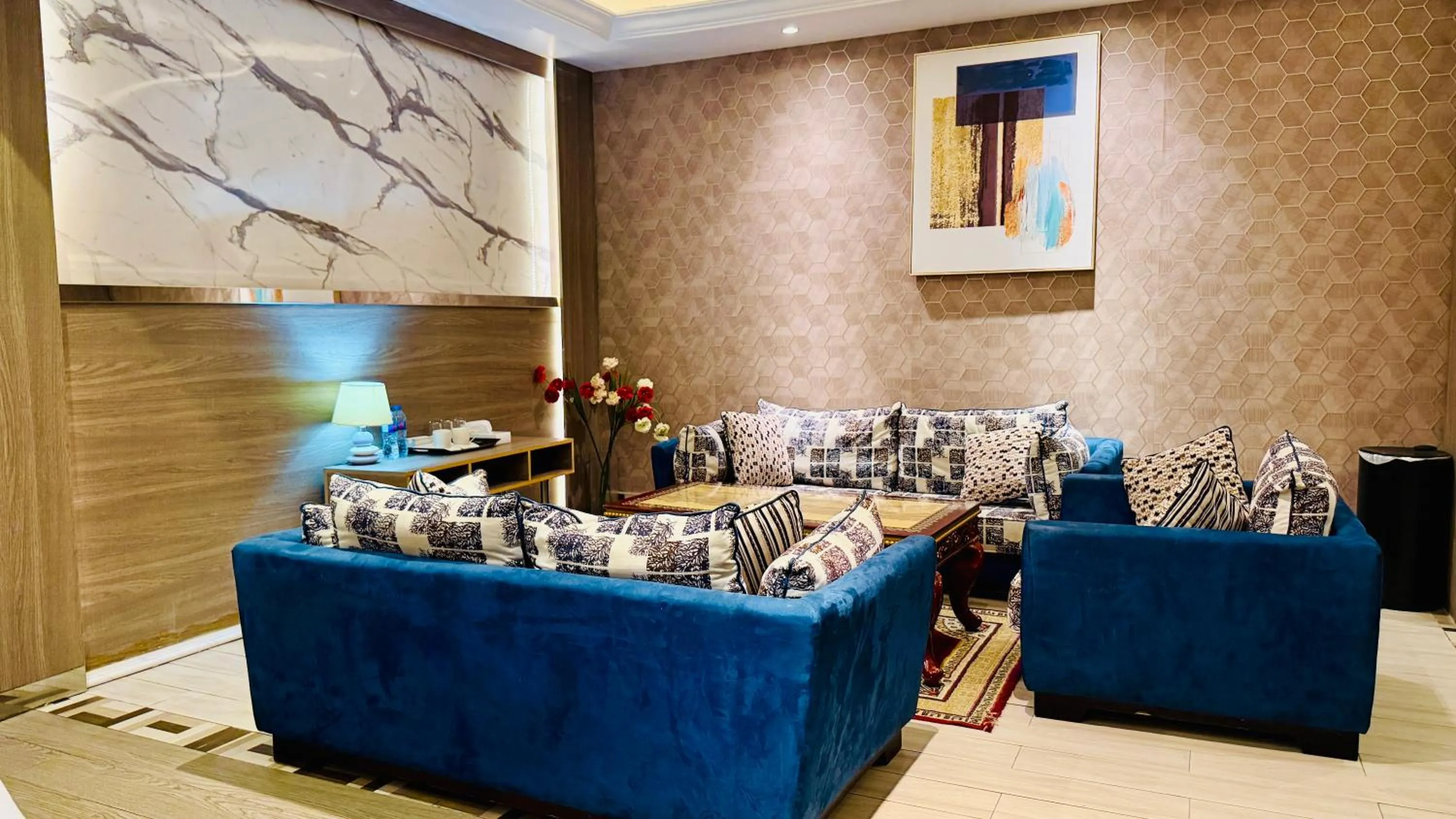 Living room in Trans World Hotel