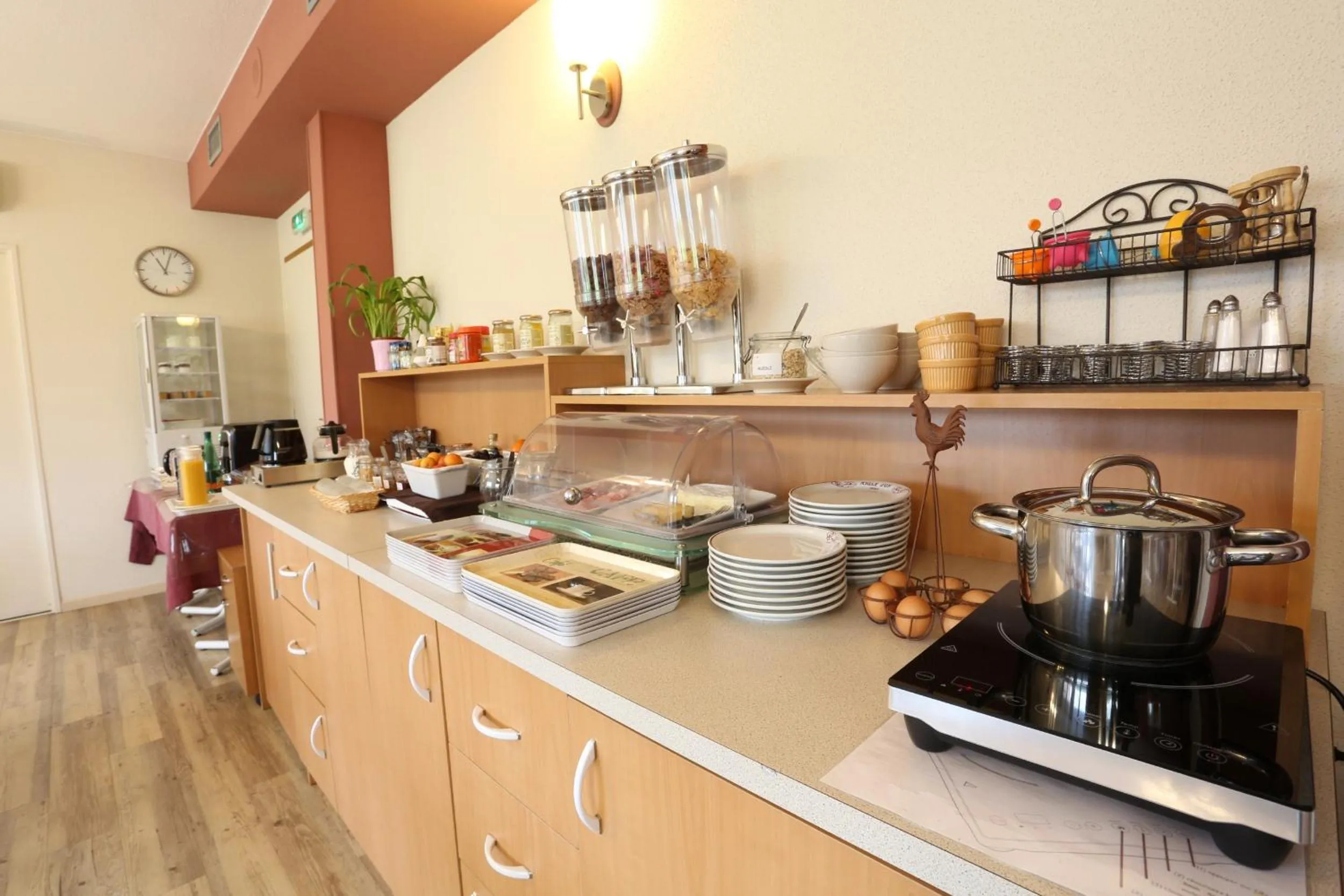 Area and facilities in Hotel Restaurant Le Coquelicot