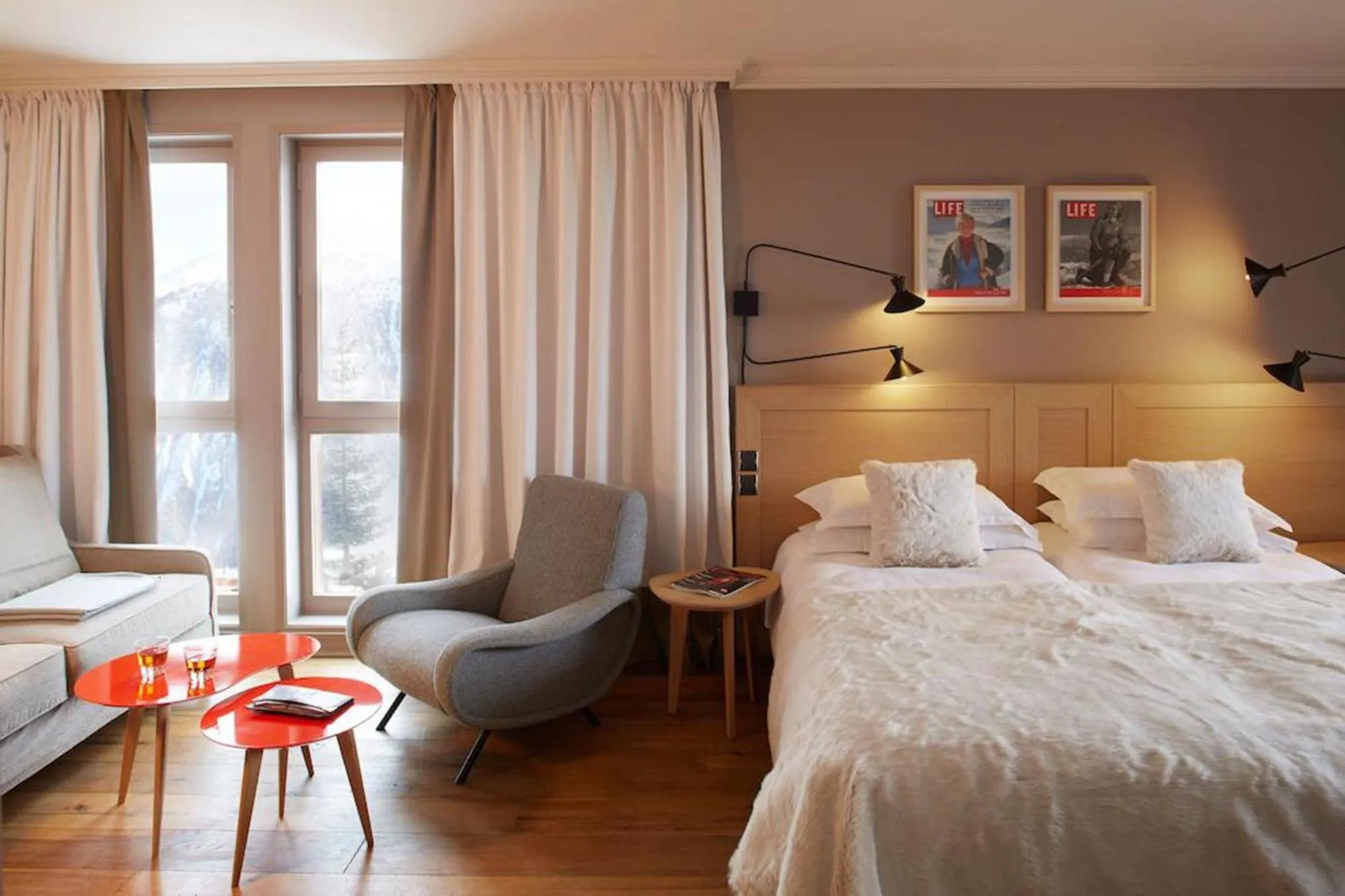 Photo of the whole room, Bed in Les Trois Vallées, a Beaumier hotel