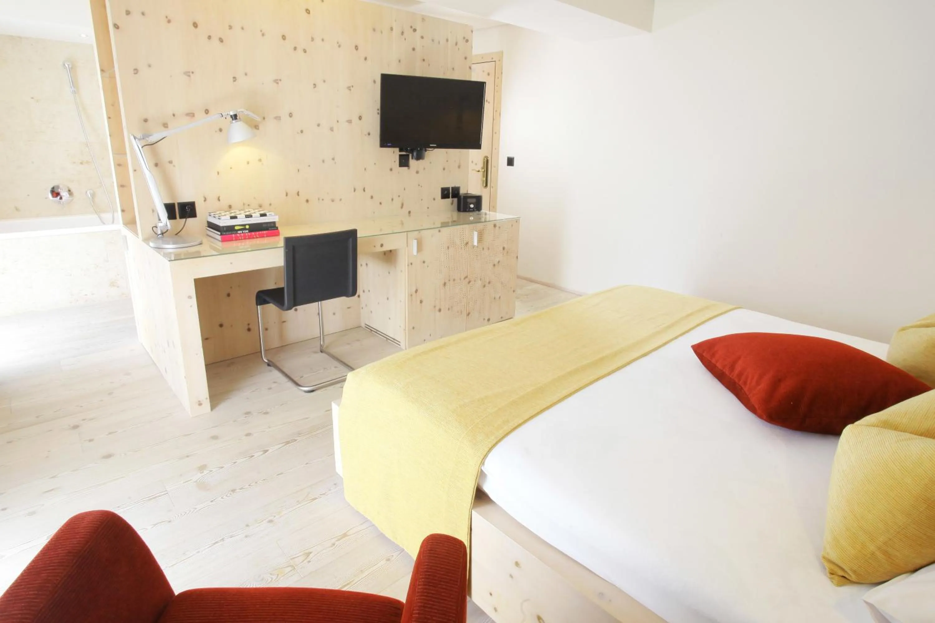 Decorative detail, Bed in Hotel Steffani