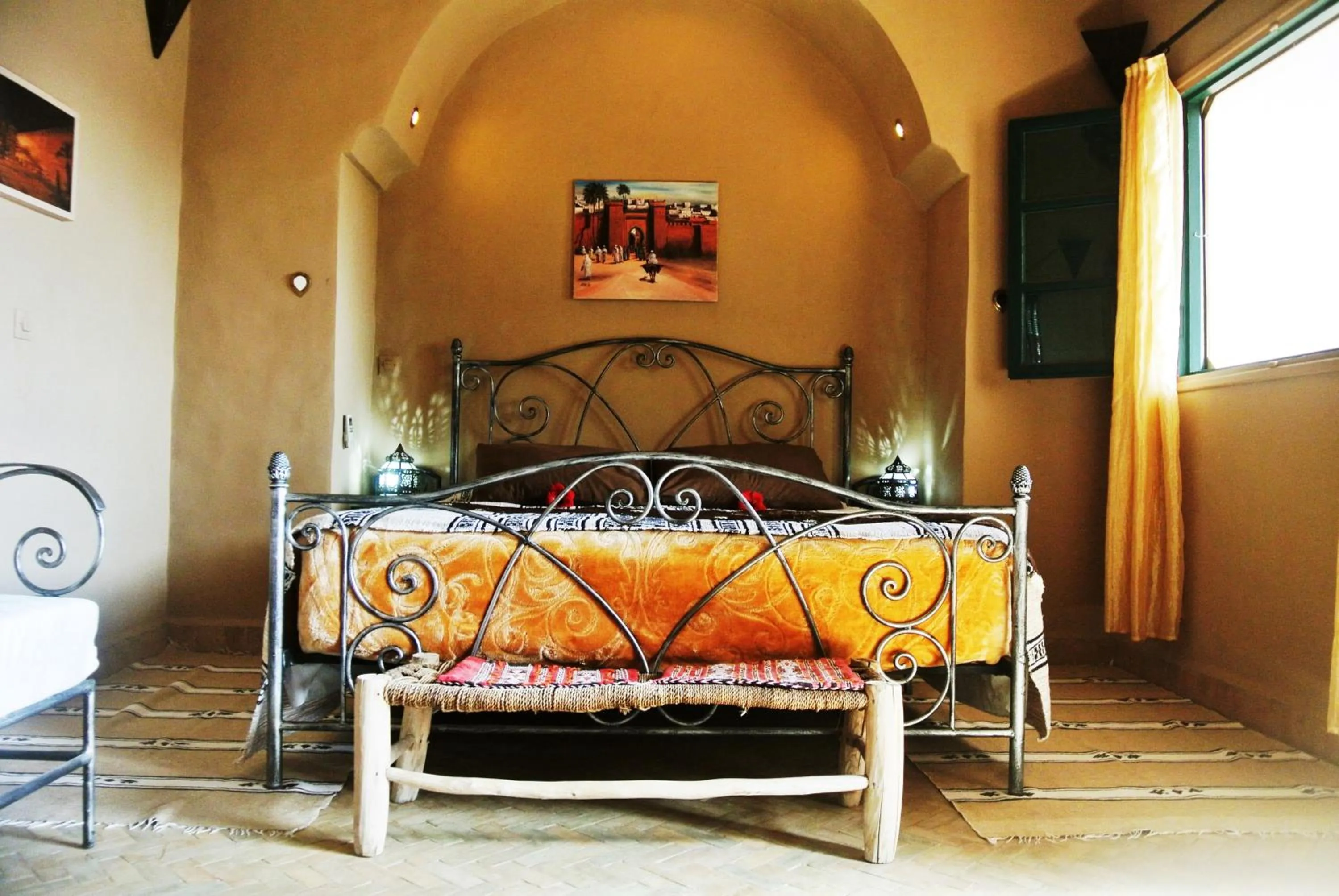 Bed in Riad Anma