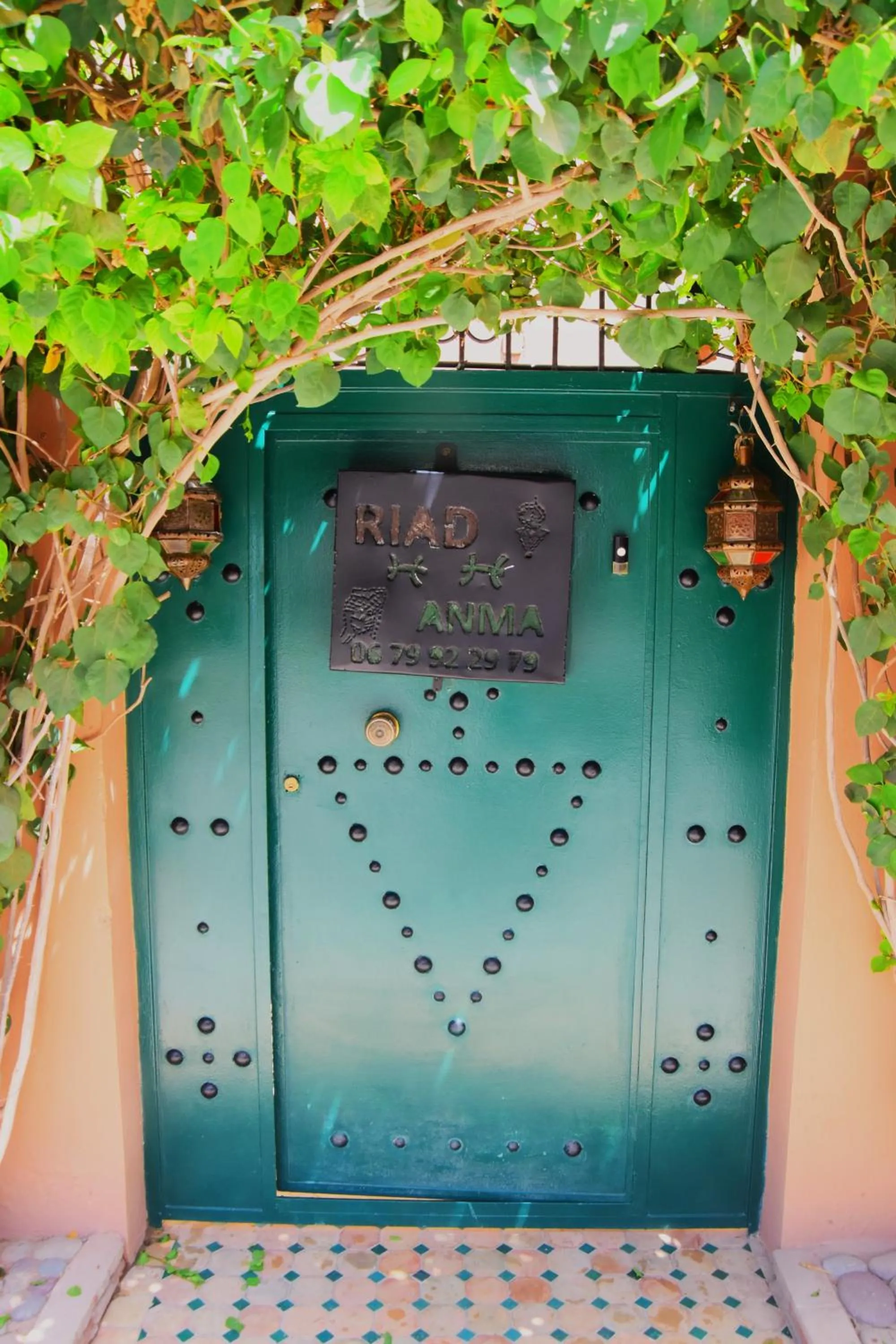 Facade/entrance in Riad Anma