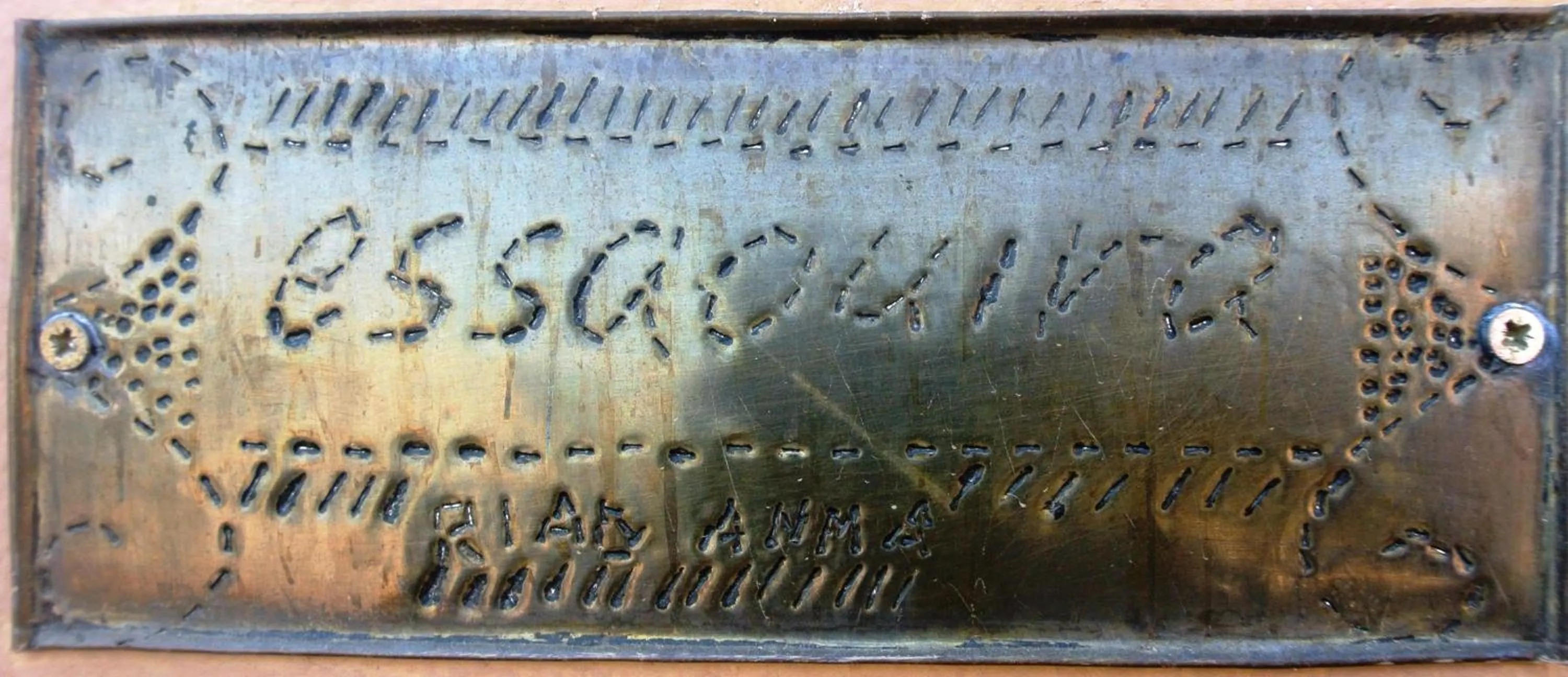 Decorative detail in Riad Anma