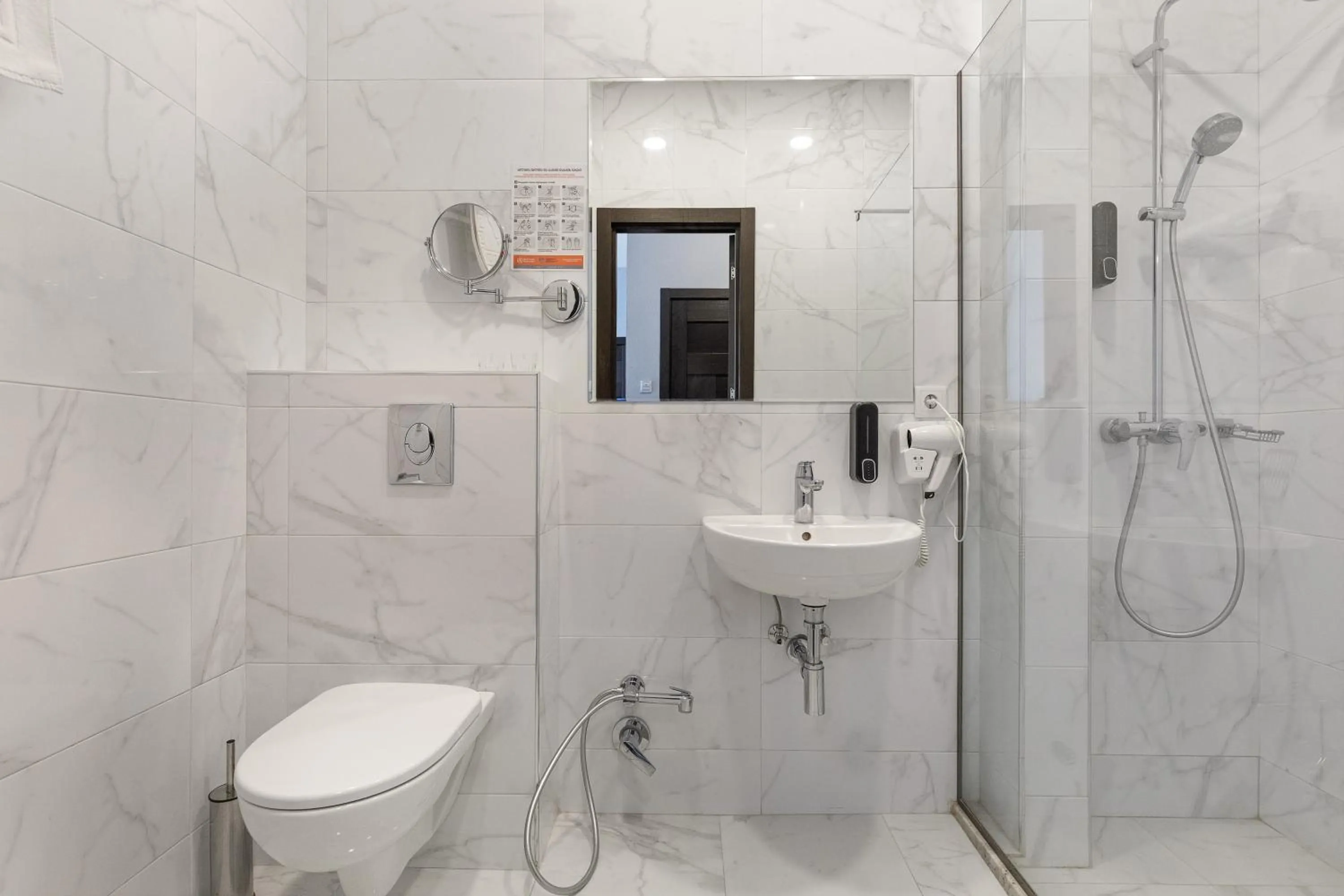 Shower in Hotel Bella Casa