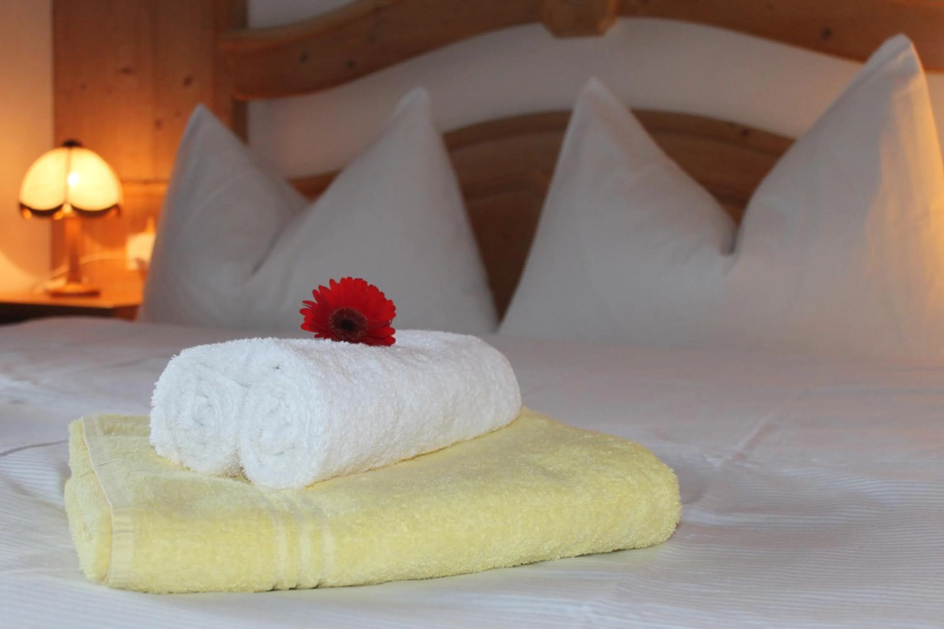 Photo of the whole room, Bed in Sporthotel Oberwald