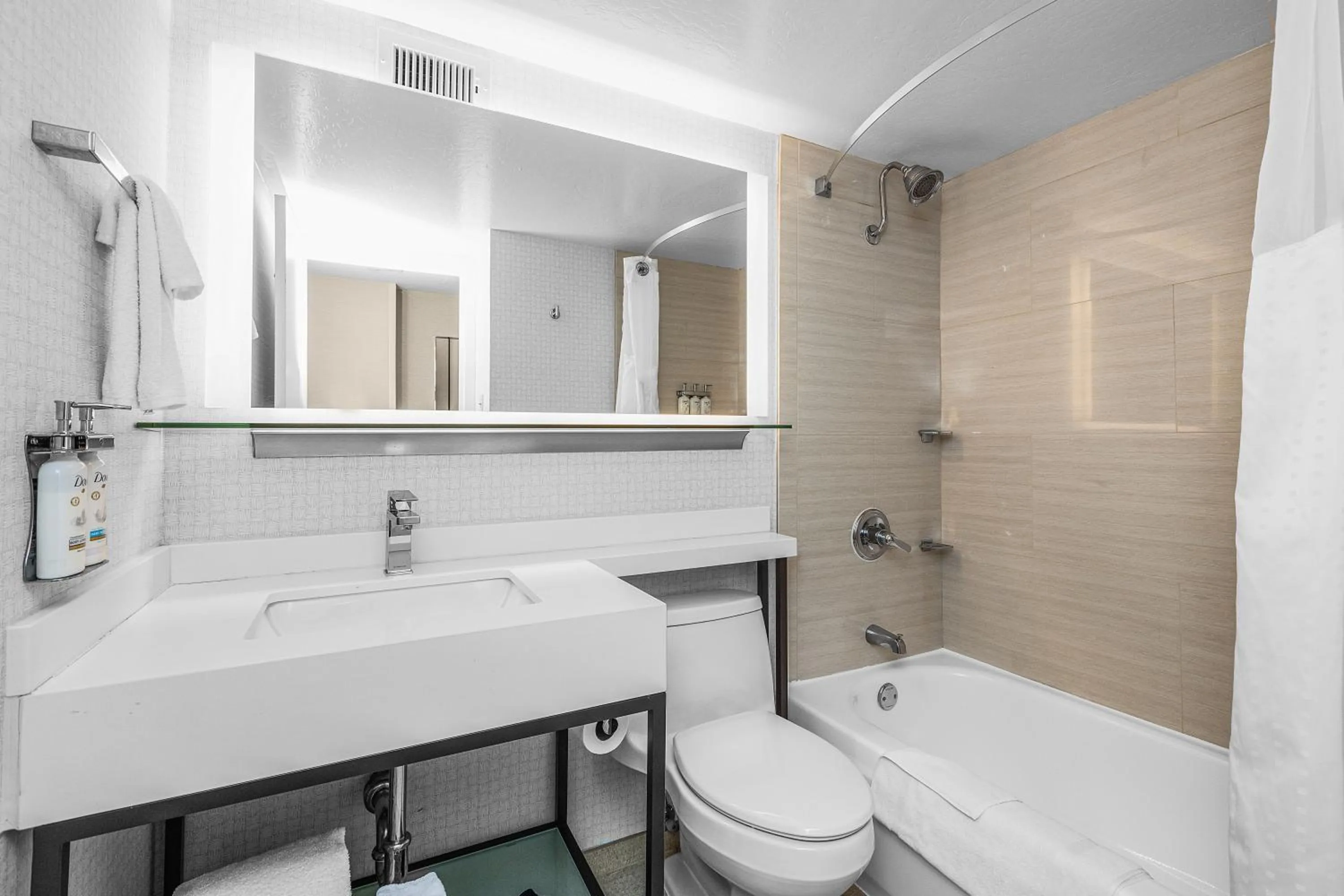 Bathroom in Holiday Inn San Francisco - Golden Gateway newly renovated with No Resort Fee