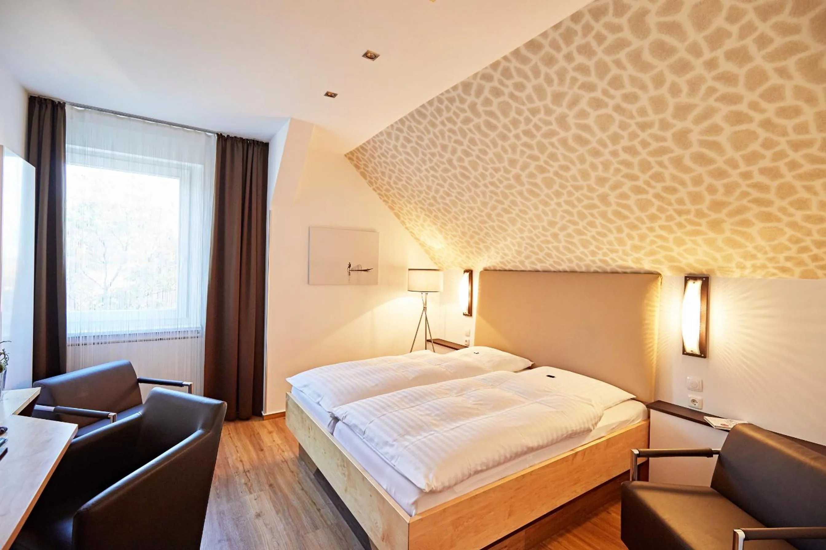 Bedroom, Bed in Hotel Zur Wartburg