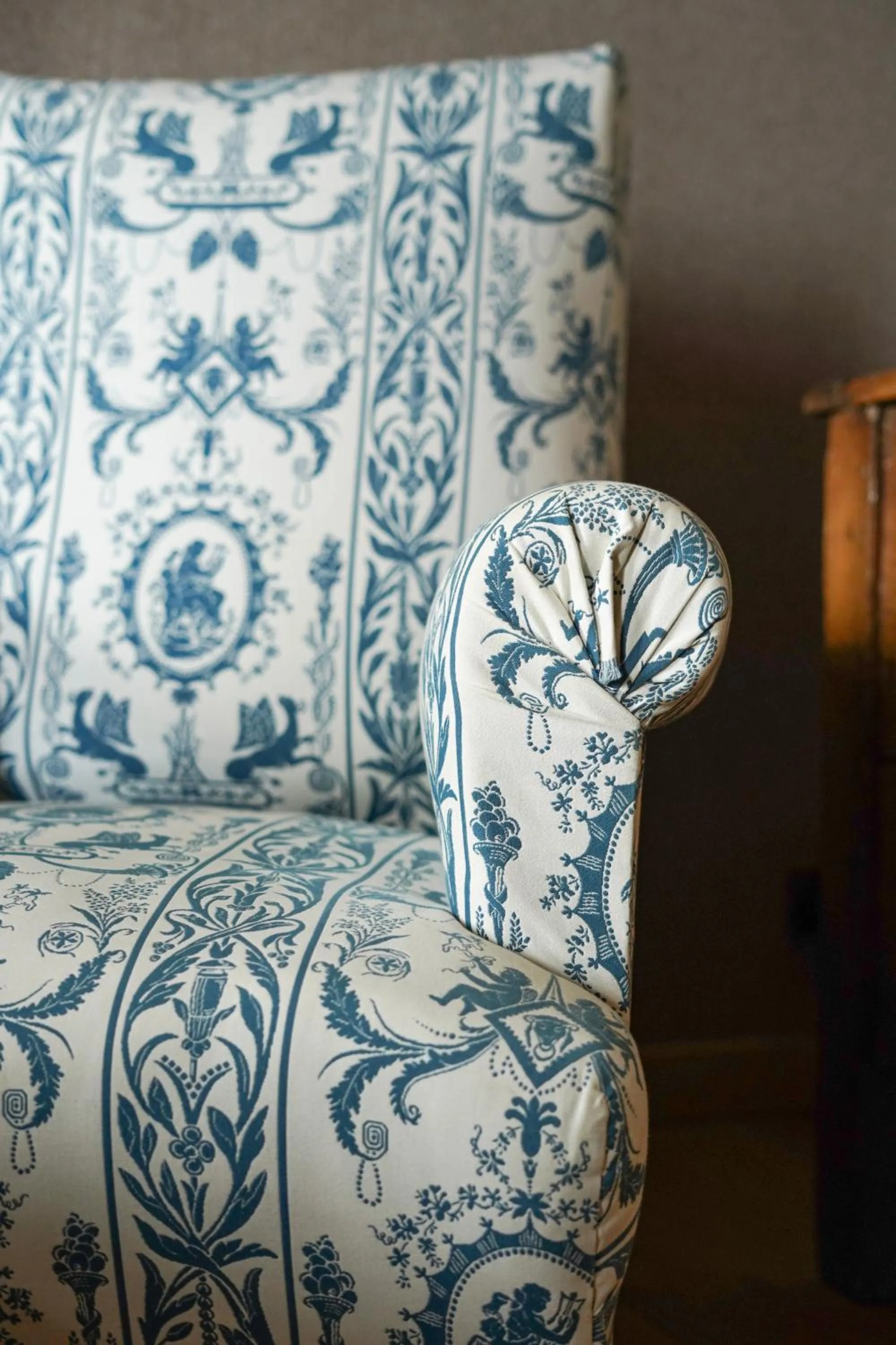 Decorative detail in L'Absinthe Hôtel