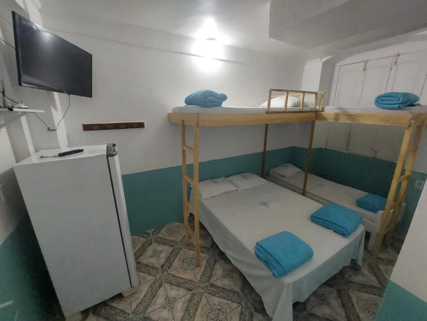 Bed in Pousada Casa Sonhos