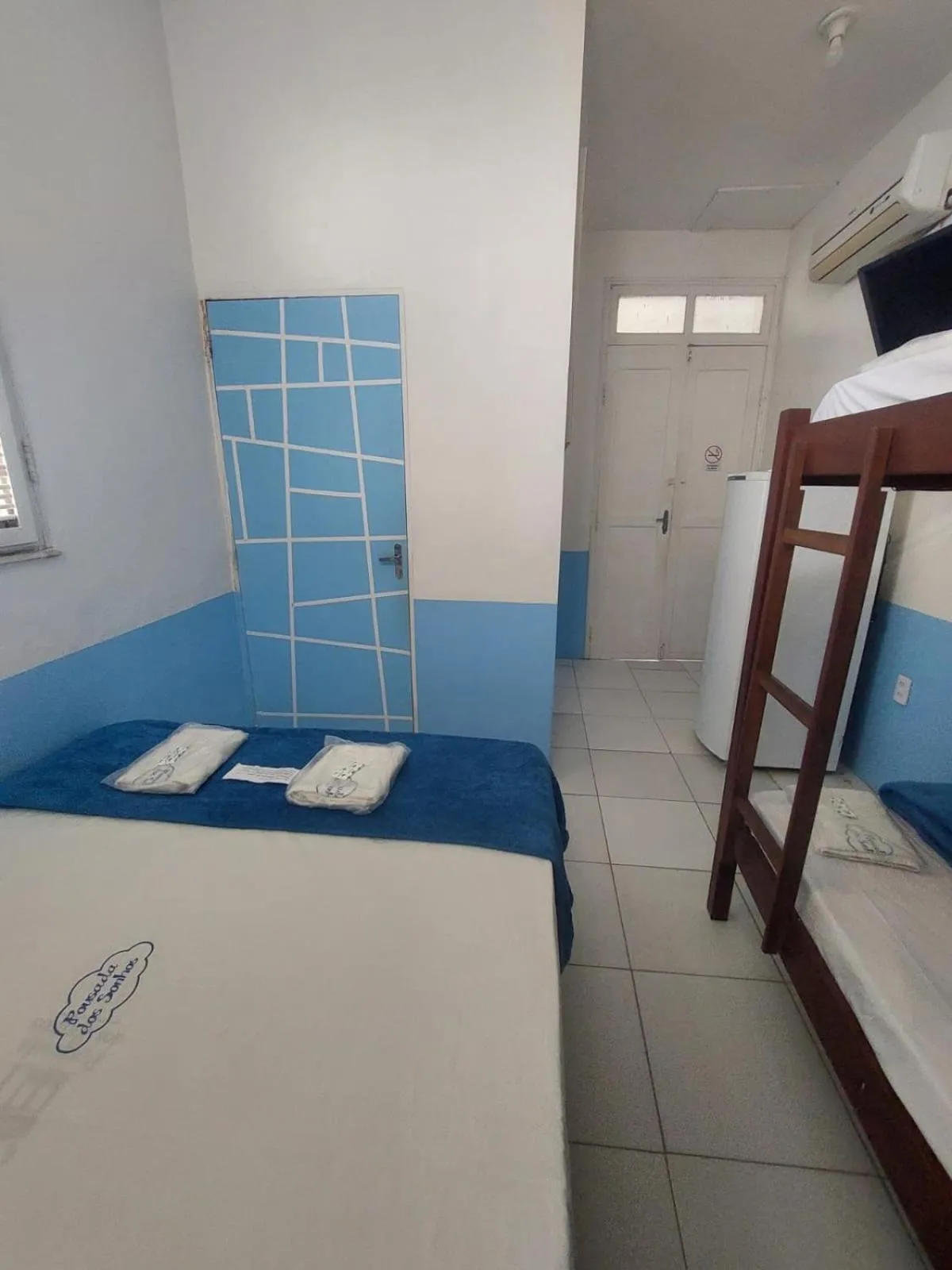 Bed in Pousada Casa Sonhos