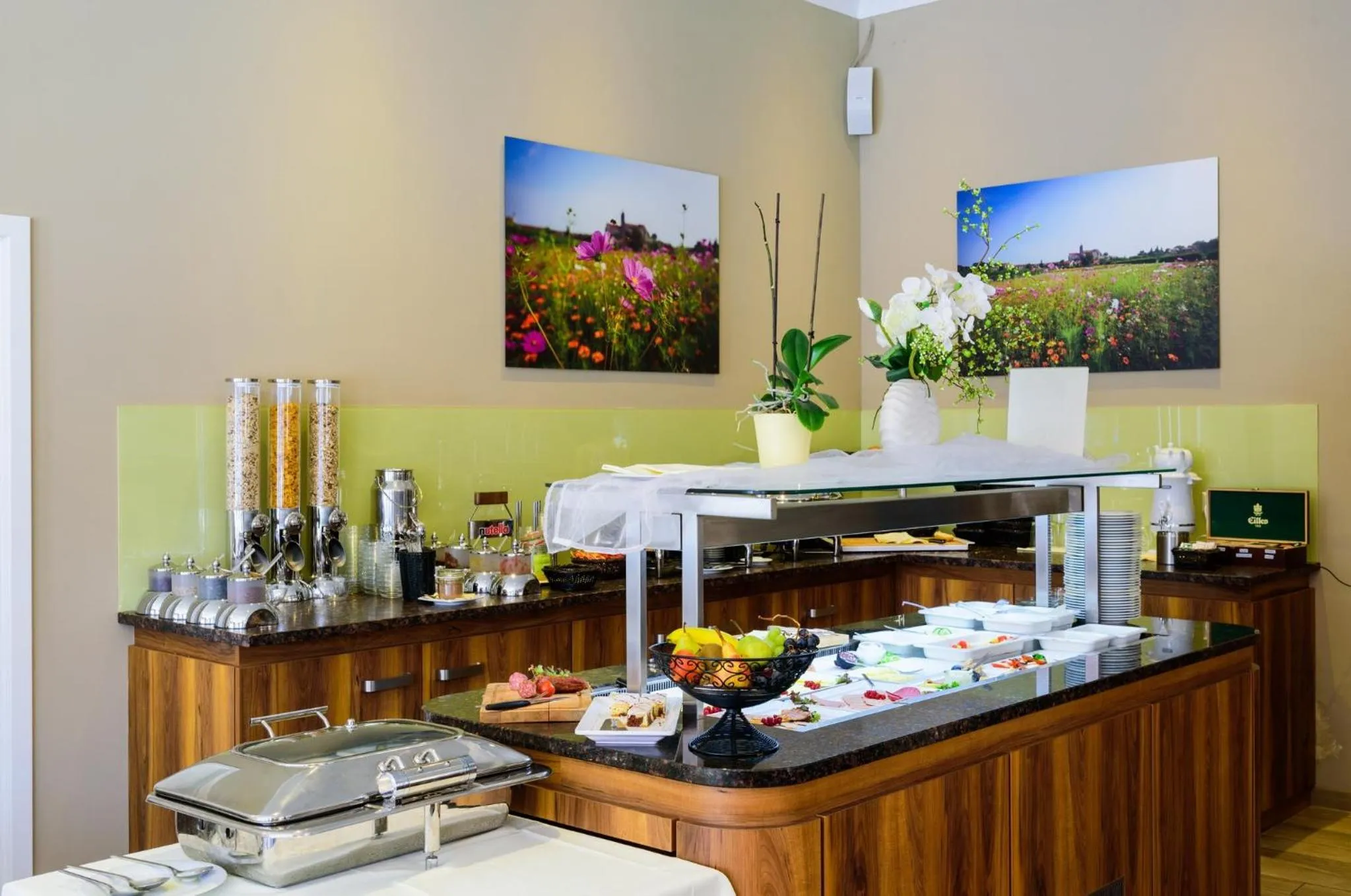 Buffet breakfast in Hotel Theophano