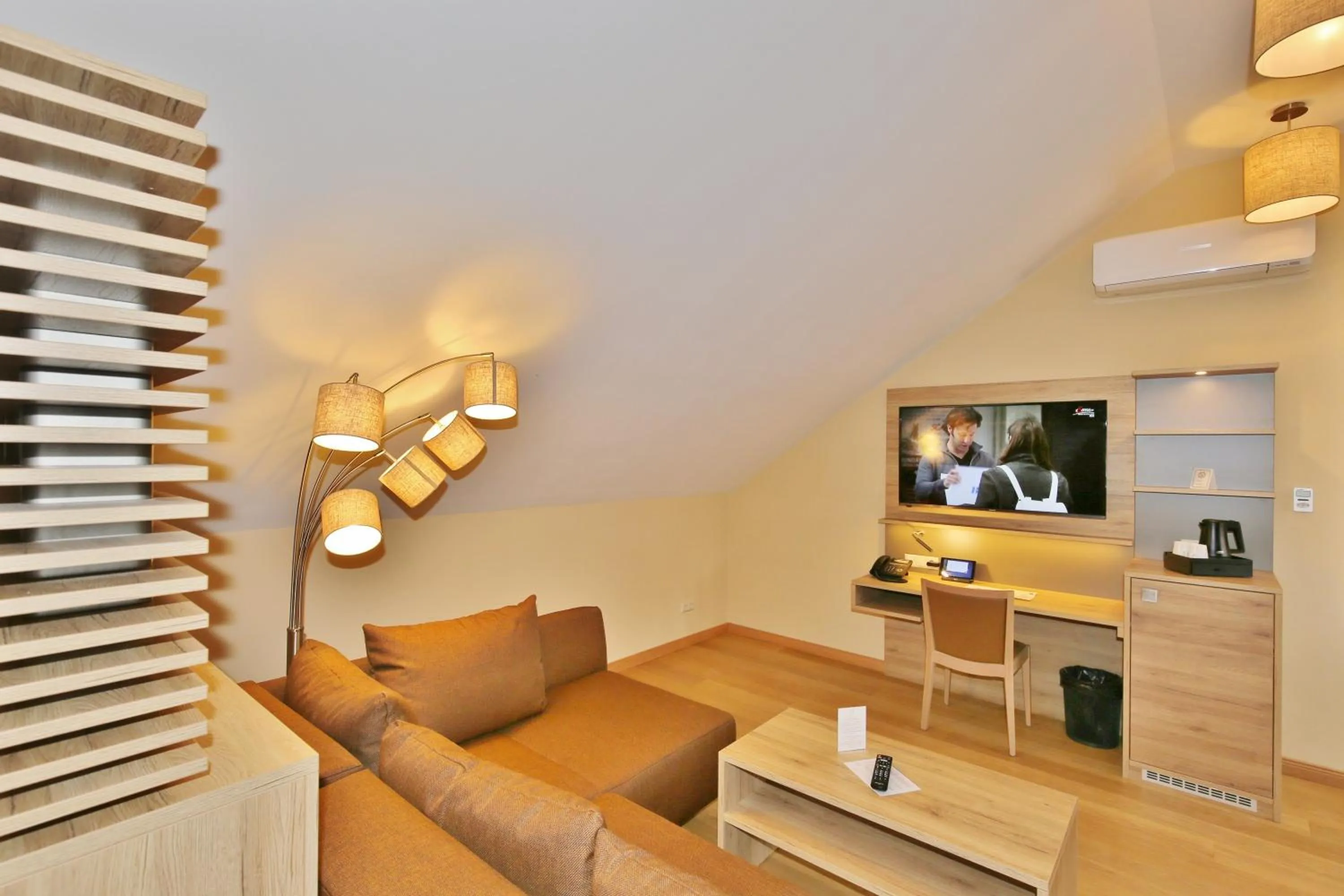 Seating area in Hotel Theophano