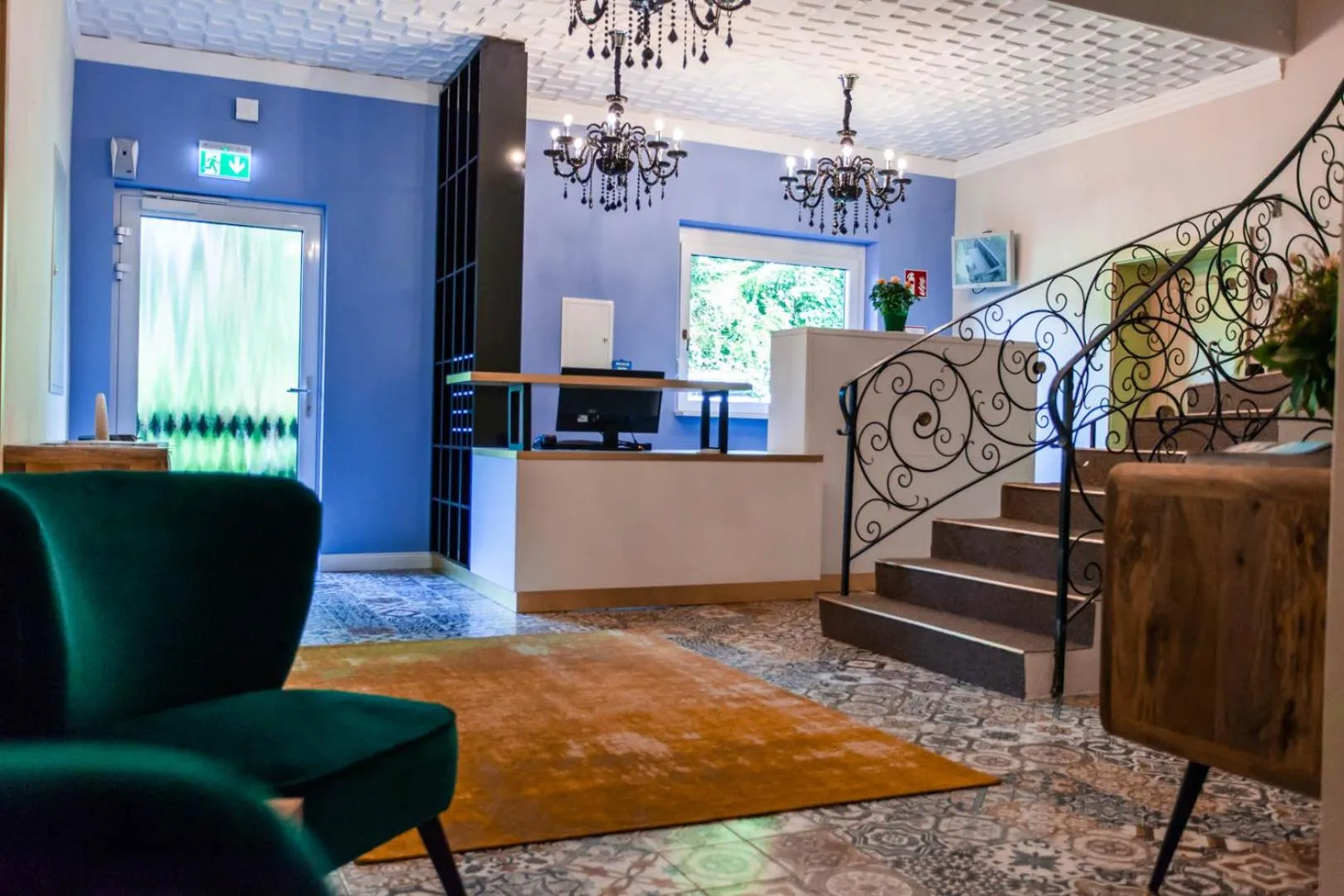 Lobby or reception in Hotel Eden Park