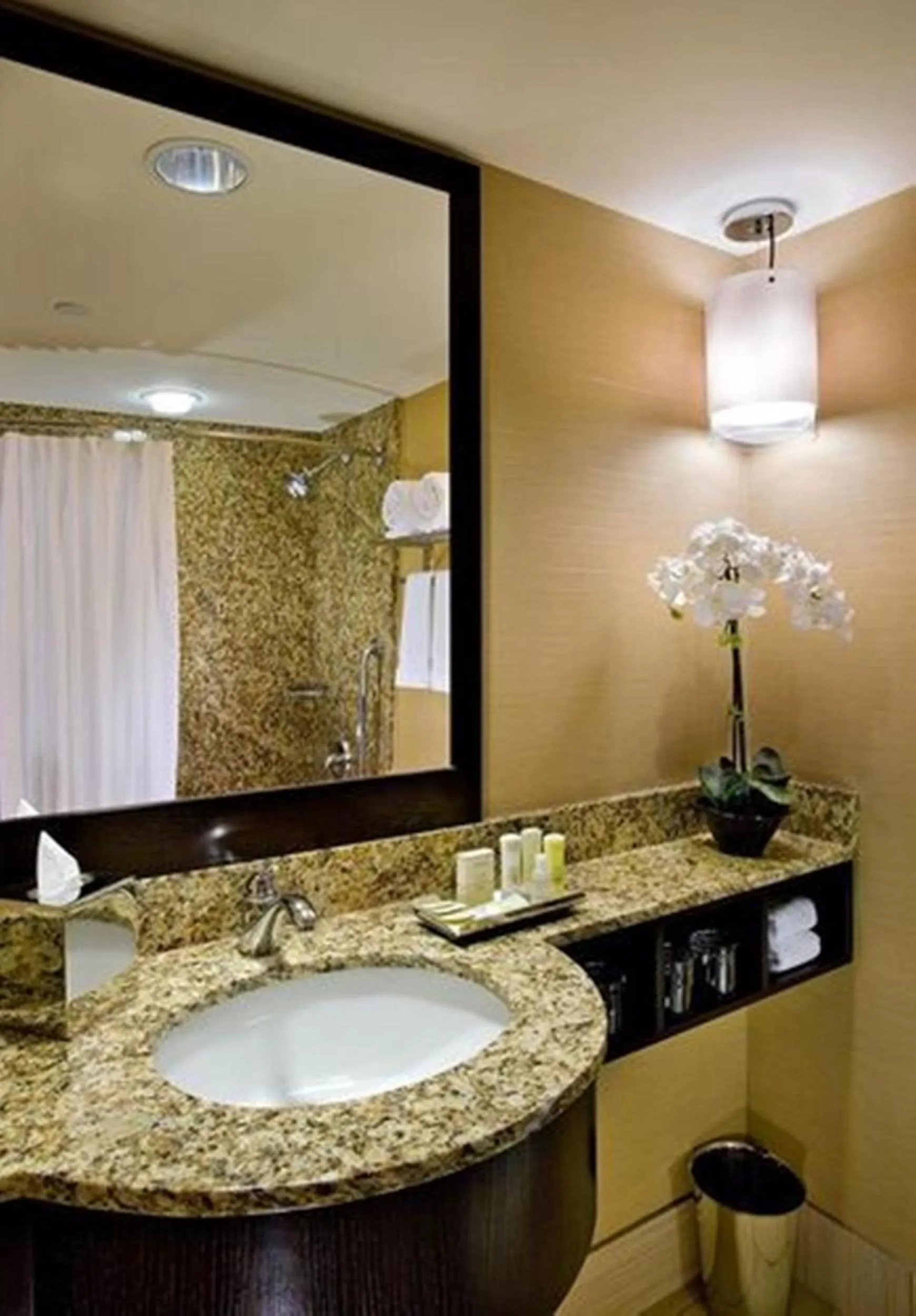 Bathroom in Crowne Plaza Chicago O'Hare Hotel & Conference Center by IHG