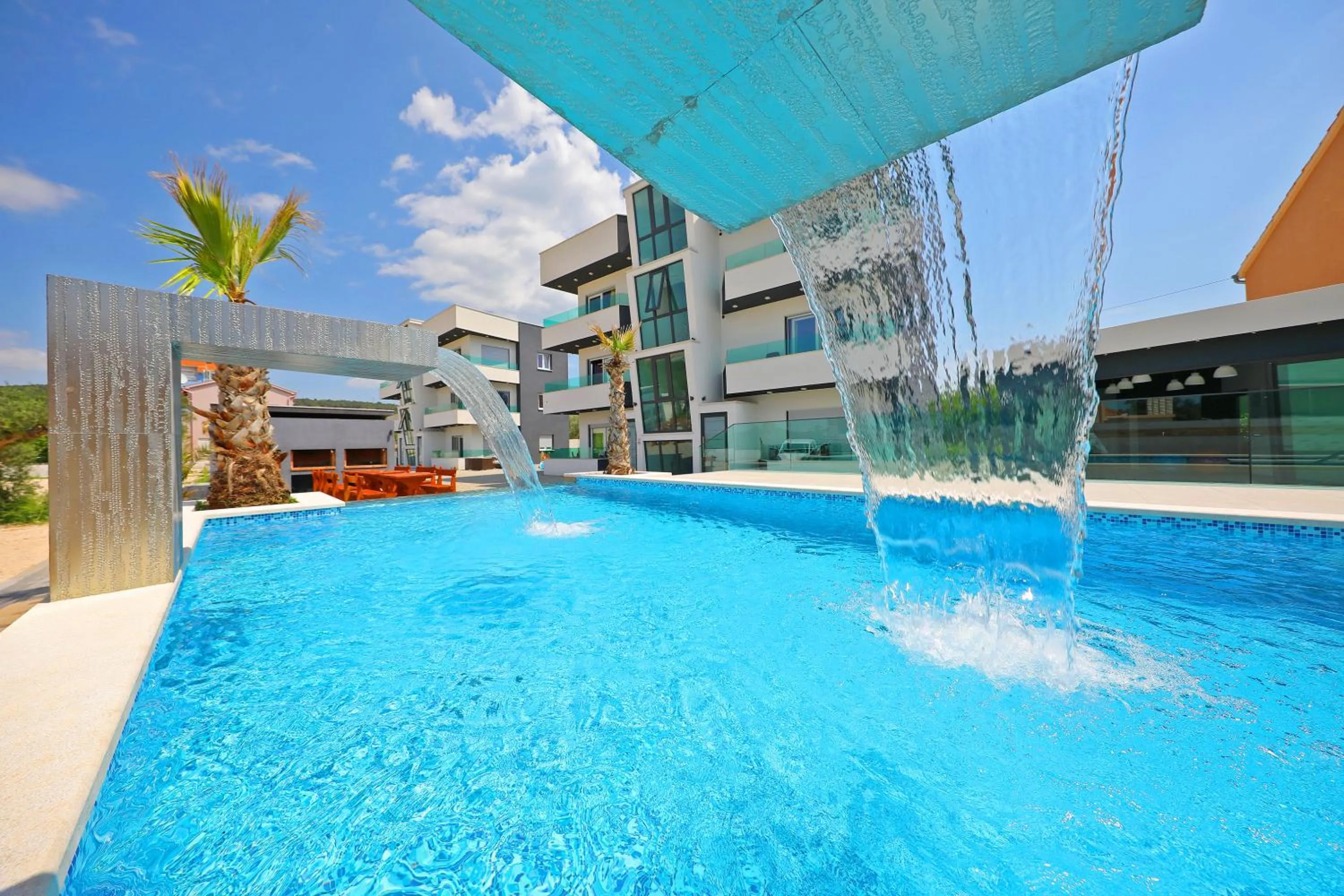 Swimming pool in Boutique Apartments Ad Astra