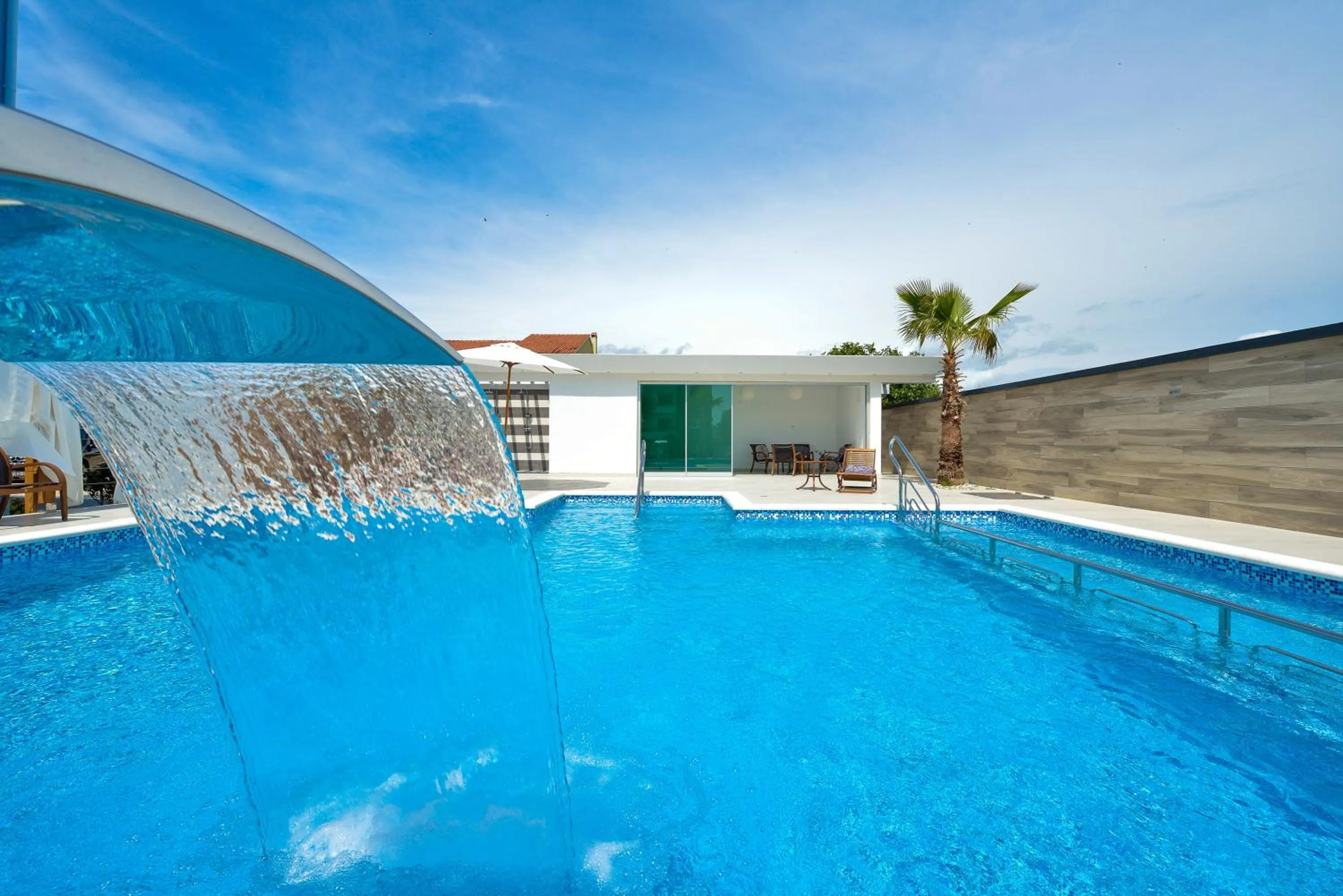 Swimming pool in Boutique Apartments Ad Astra