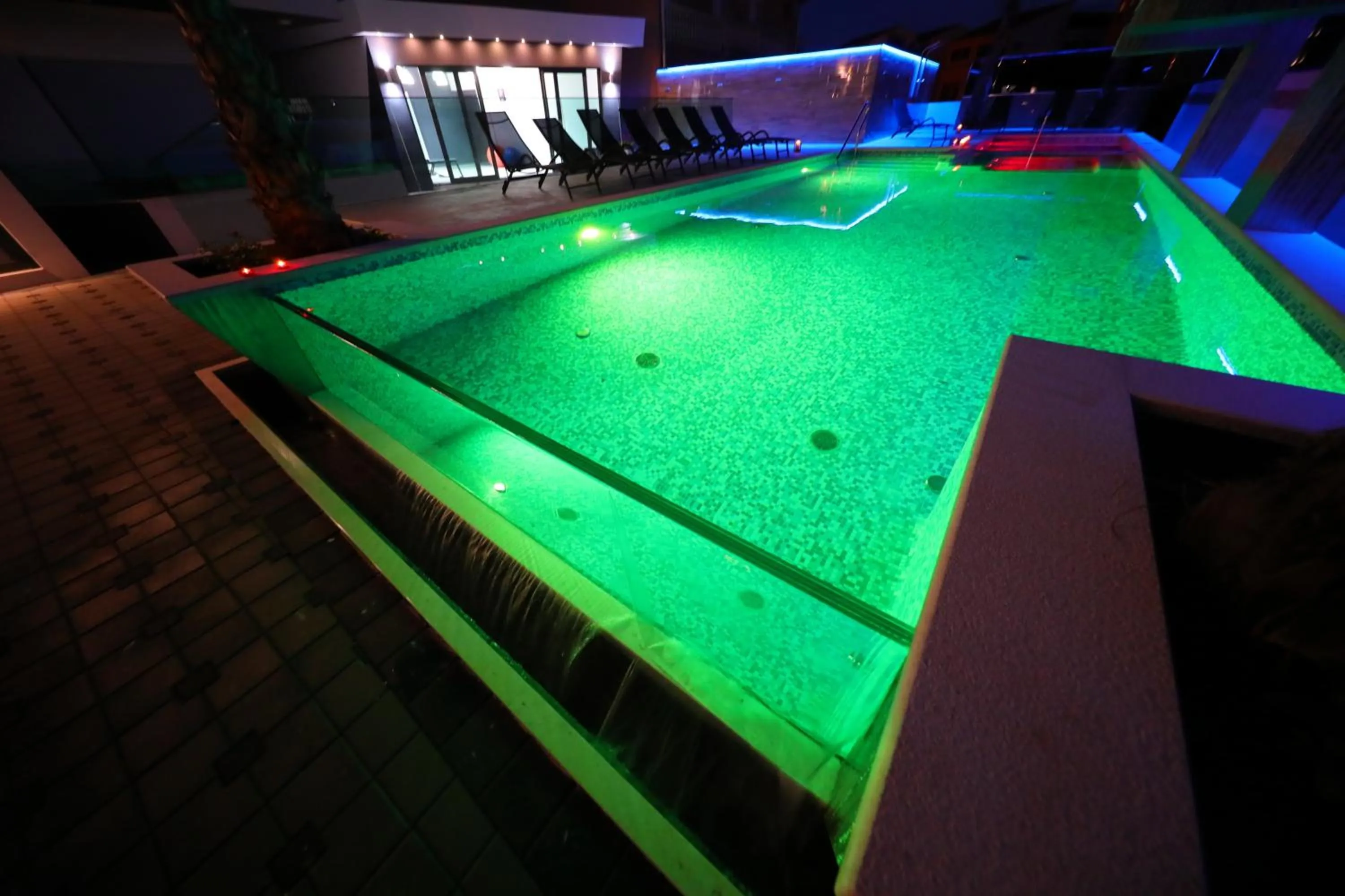 Swimming pool in Boutique Apartments Ad Astra