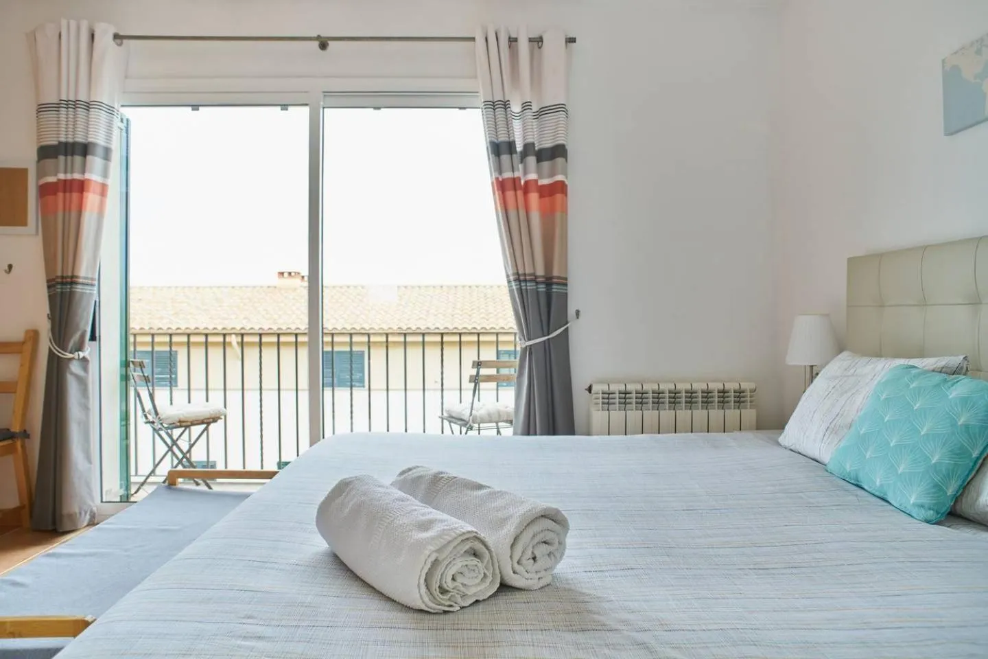 Balcony/Terrace, Bed in Casa Garcia