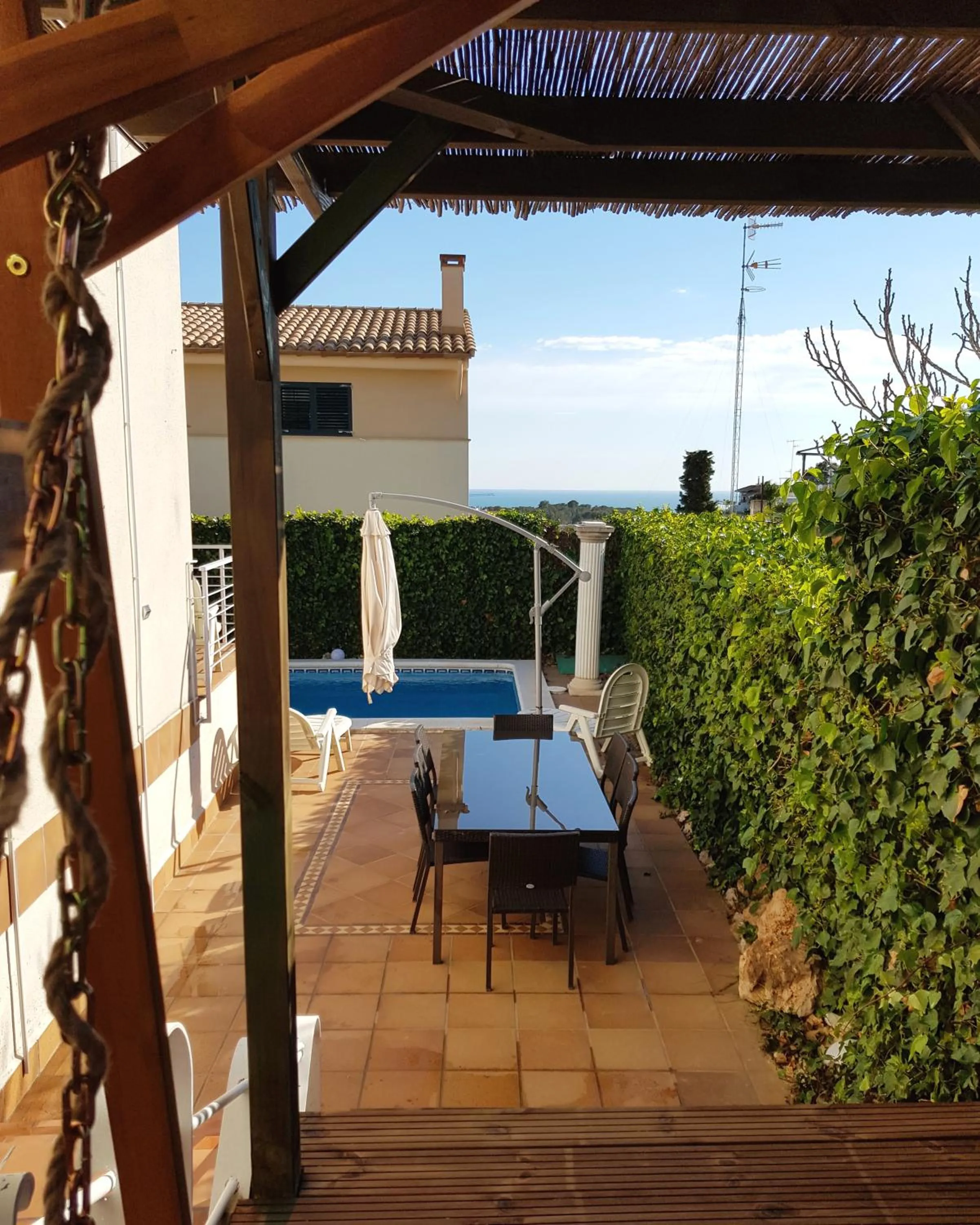 Pool view in Casa Garcia