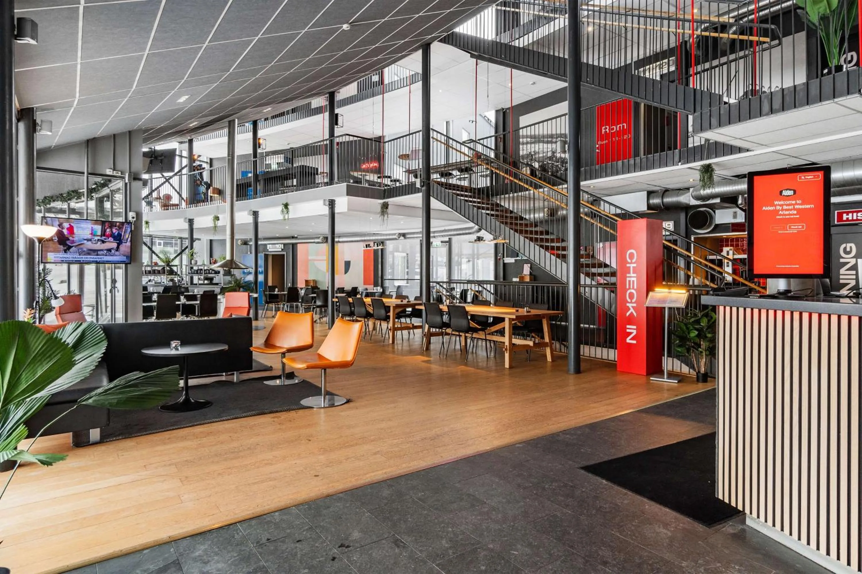 Lobby or reception in Aiden by Best Western Stockholm Arlanda Airport