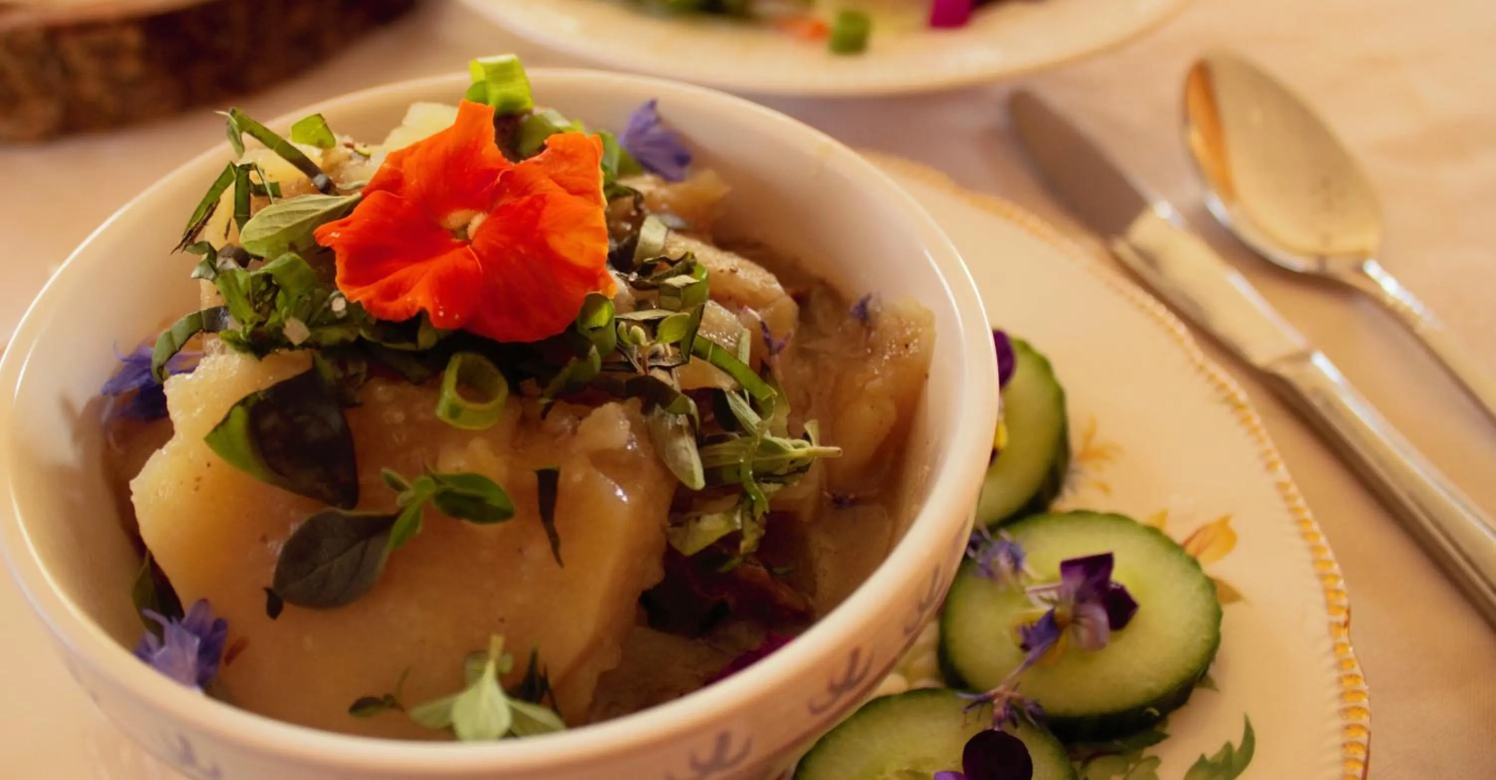 Food in La vieille ferme, Écogîte