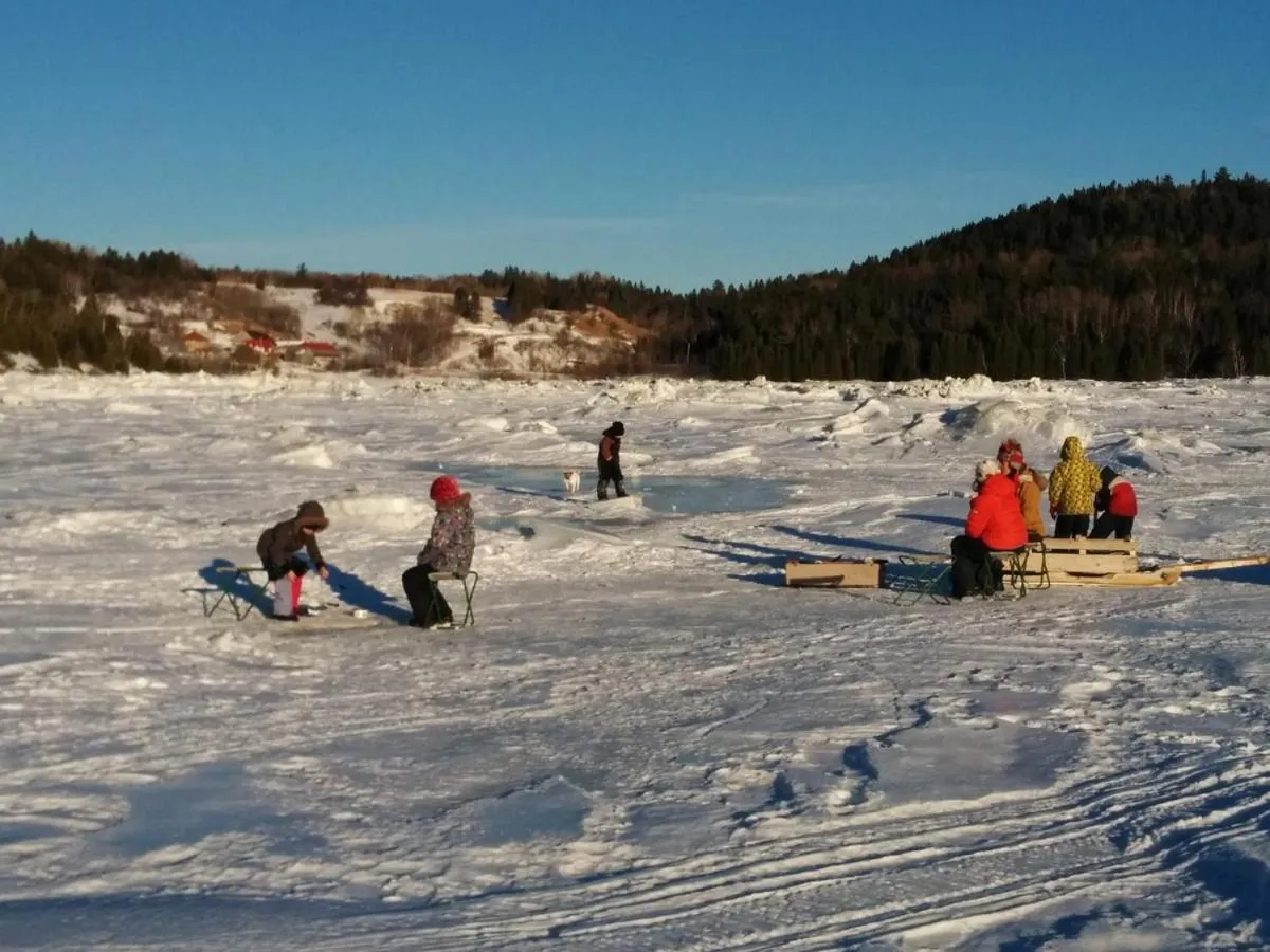 Natural landscape in La vieille ferme, Écogîte