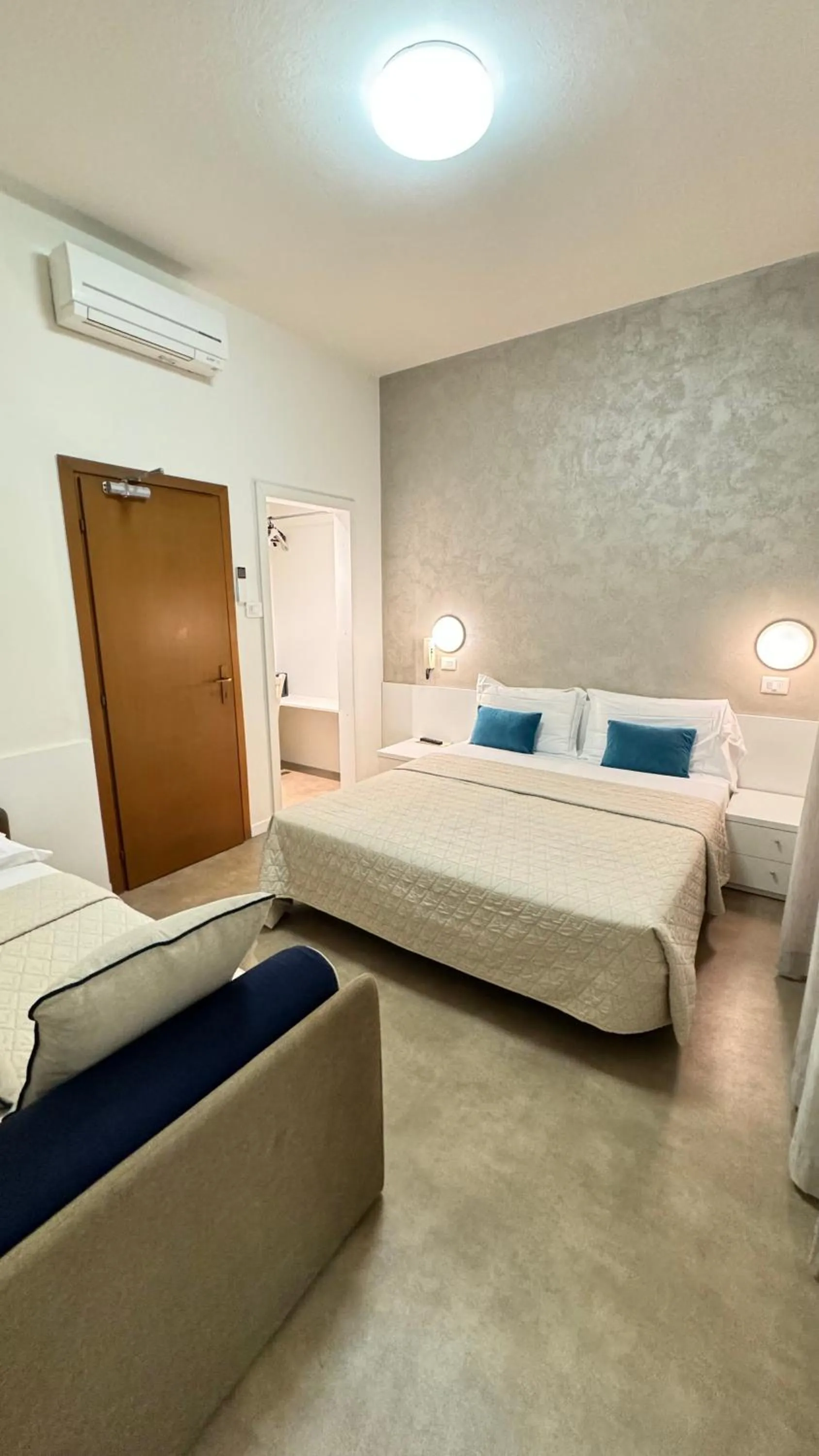 Bed in Hotel Cristina