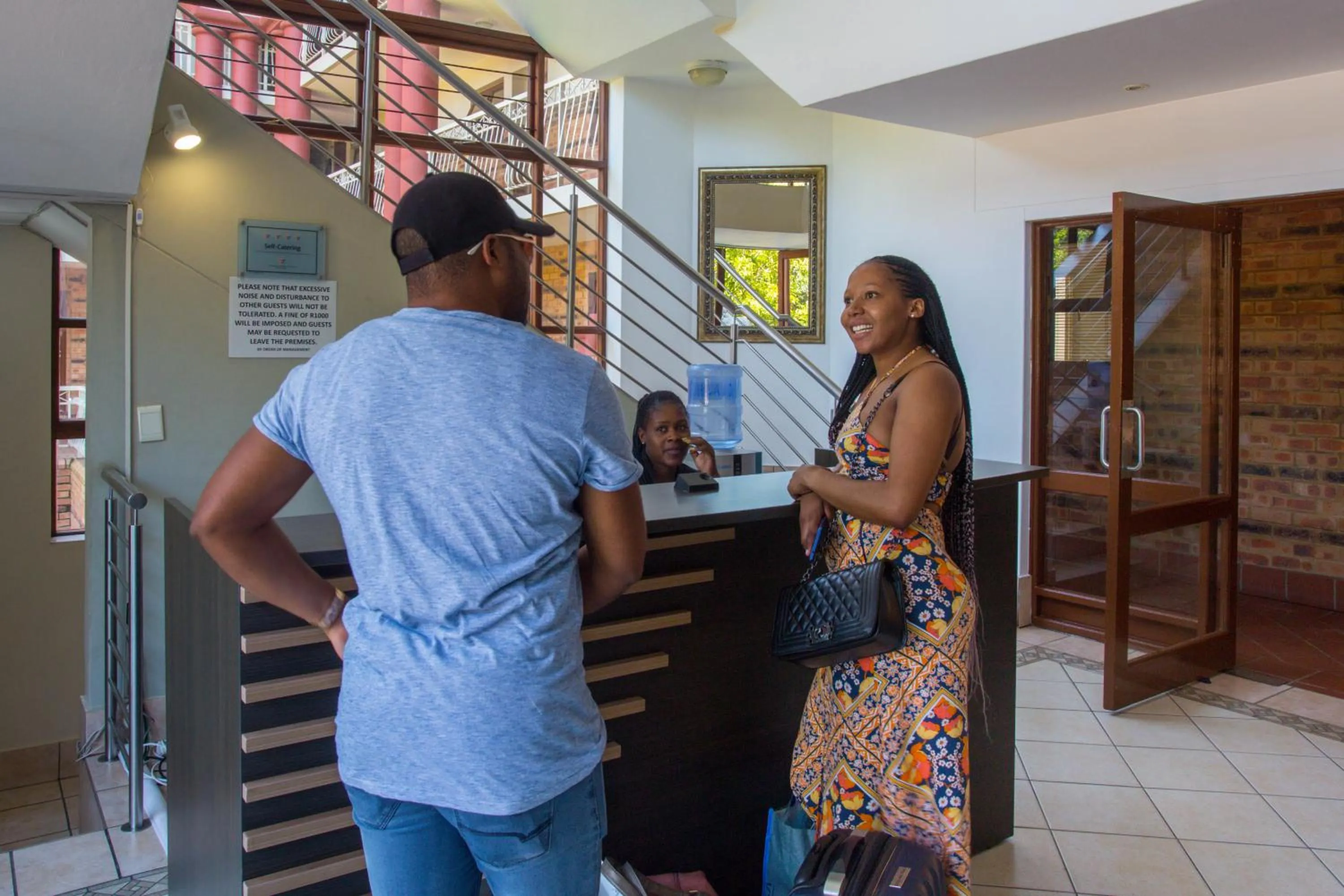 Staff in Sandton Times Square
