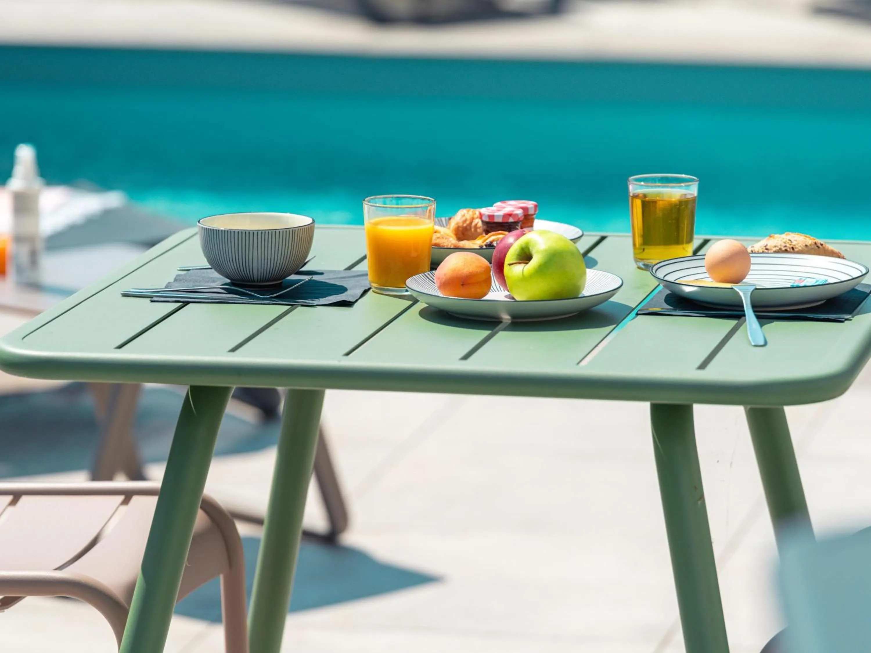 Breakfast in ibis Styles Lyon Meyzieu Arena Stadium