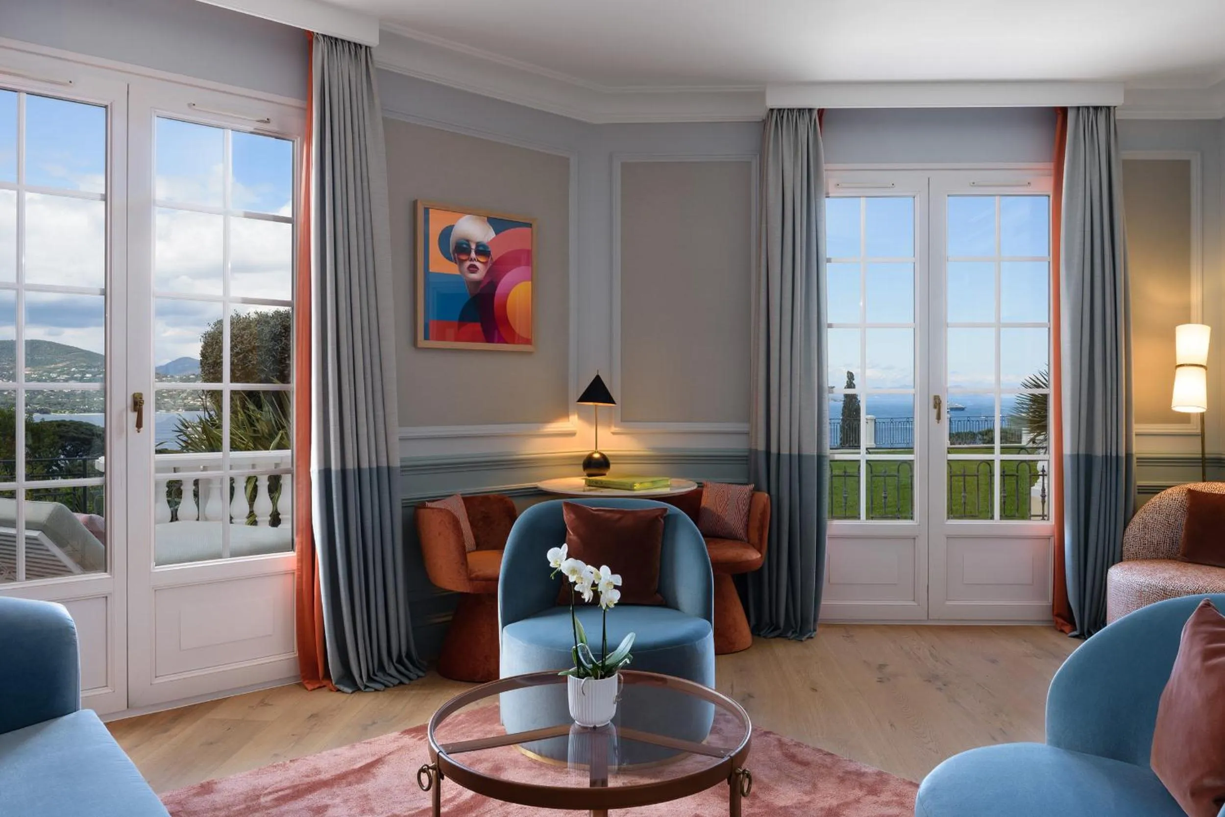 Living room in Althoff Hotel Villa Belrose