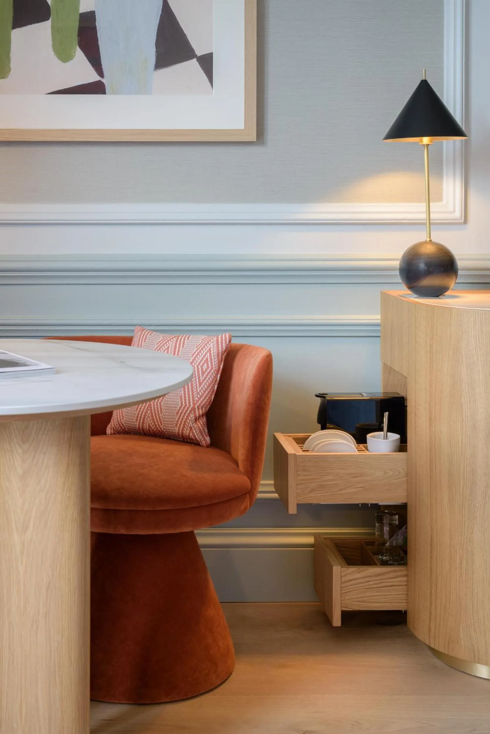 Decorative detail in Althoff Hotel Villa Belrose