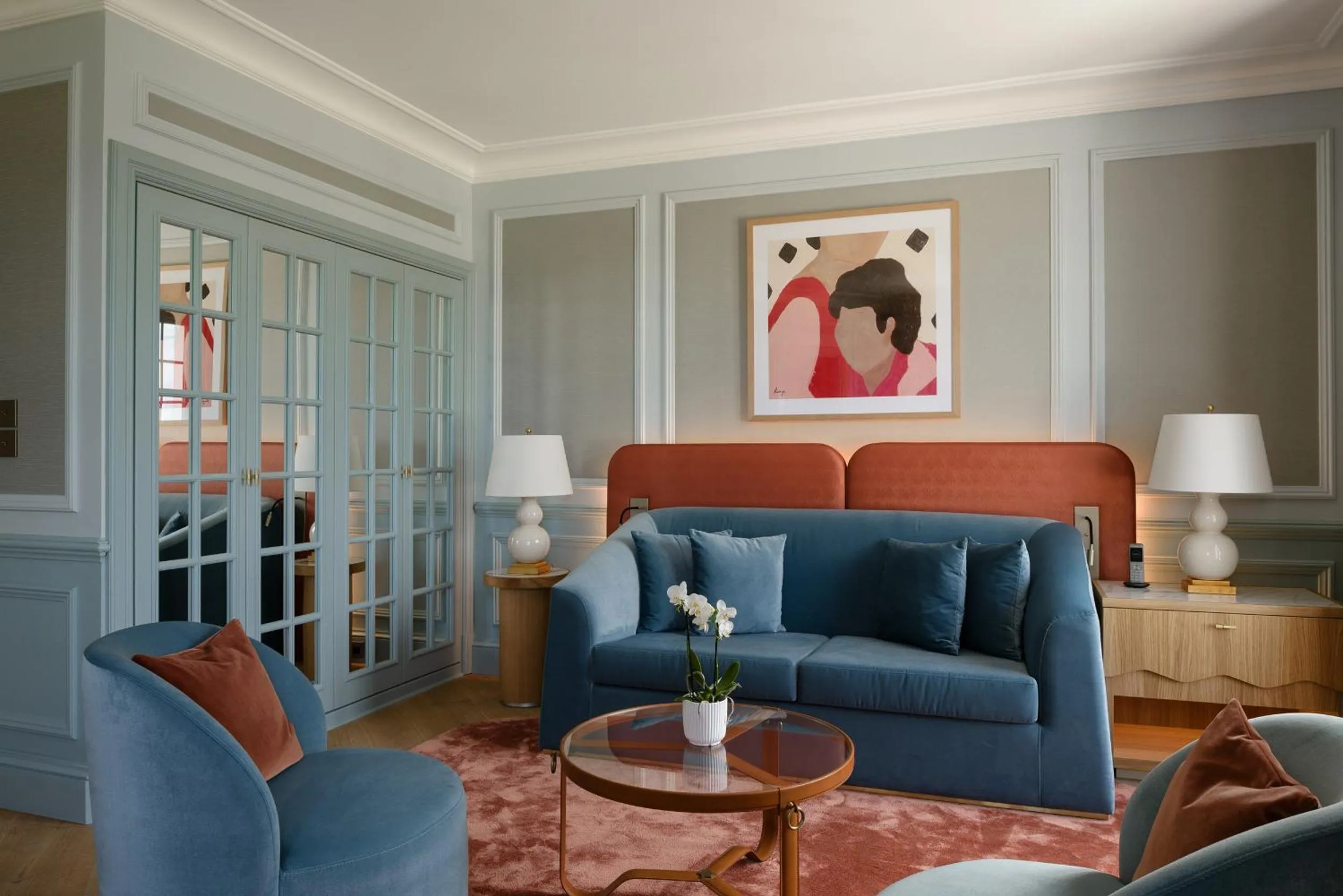 Living room in Althoff Hotel Villa Belrose