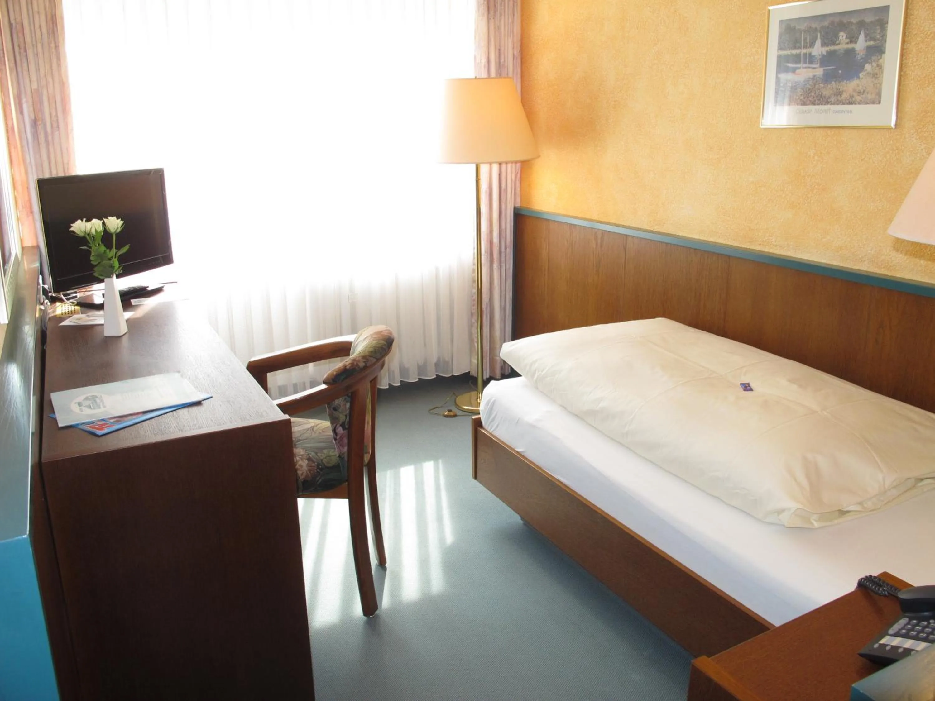 Bed in Hotel Reifenstein