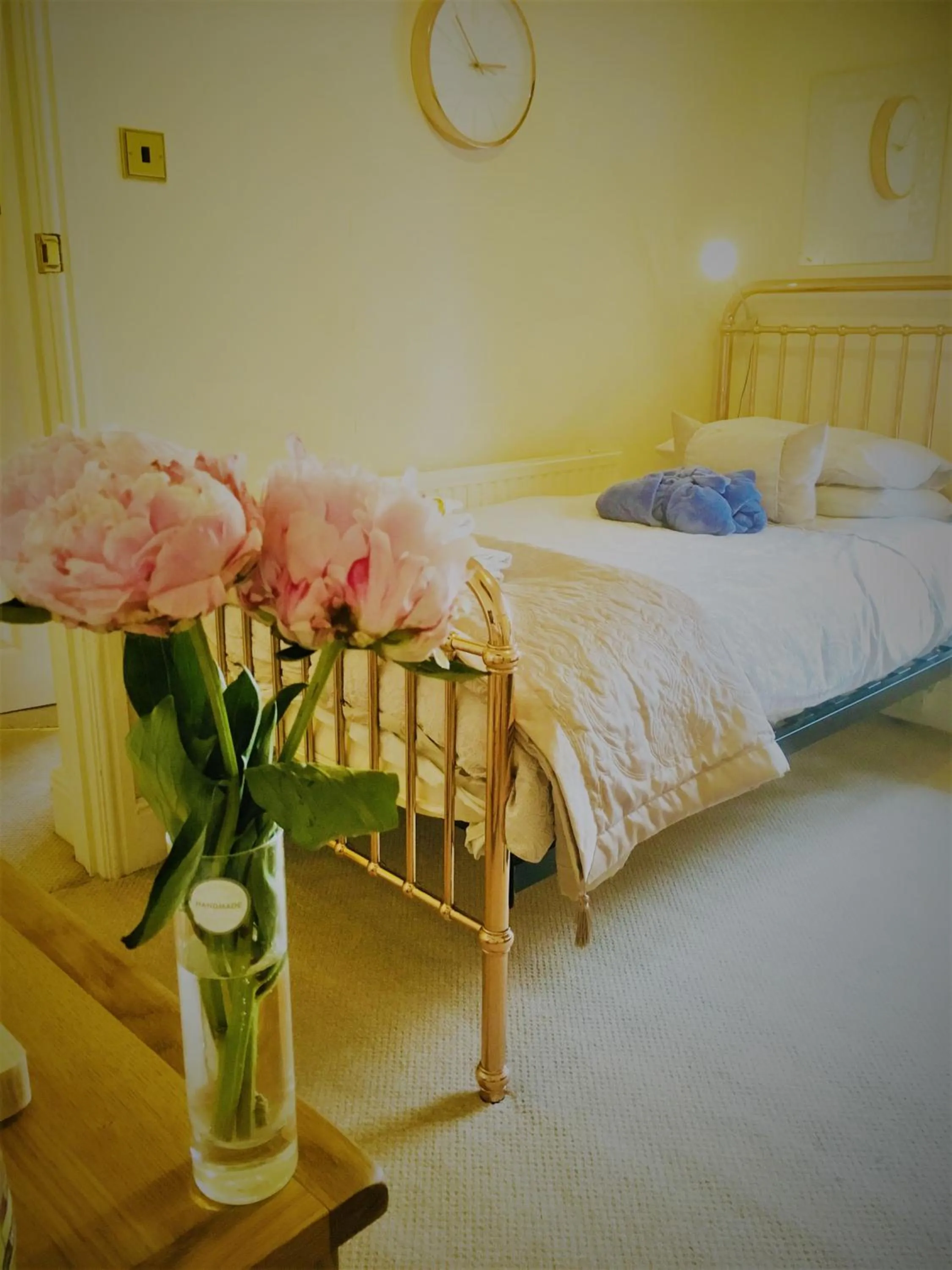 Bed in Ty Mynydd Lodge