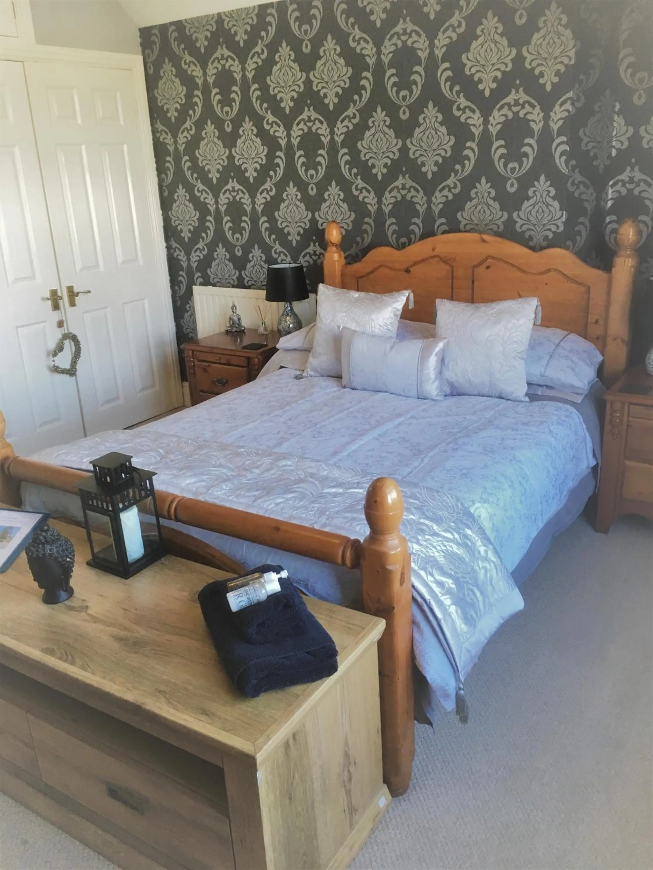 Bed in Ty Mynydd Lodge