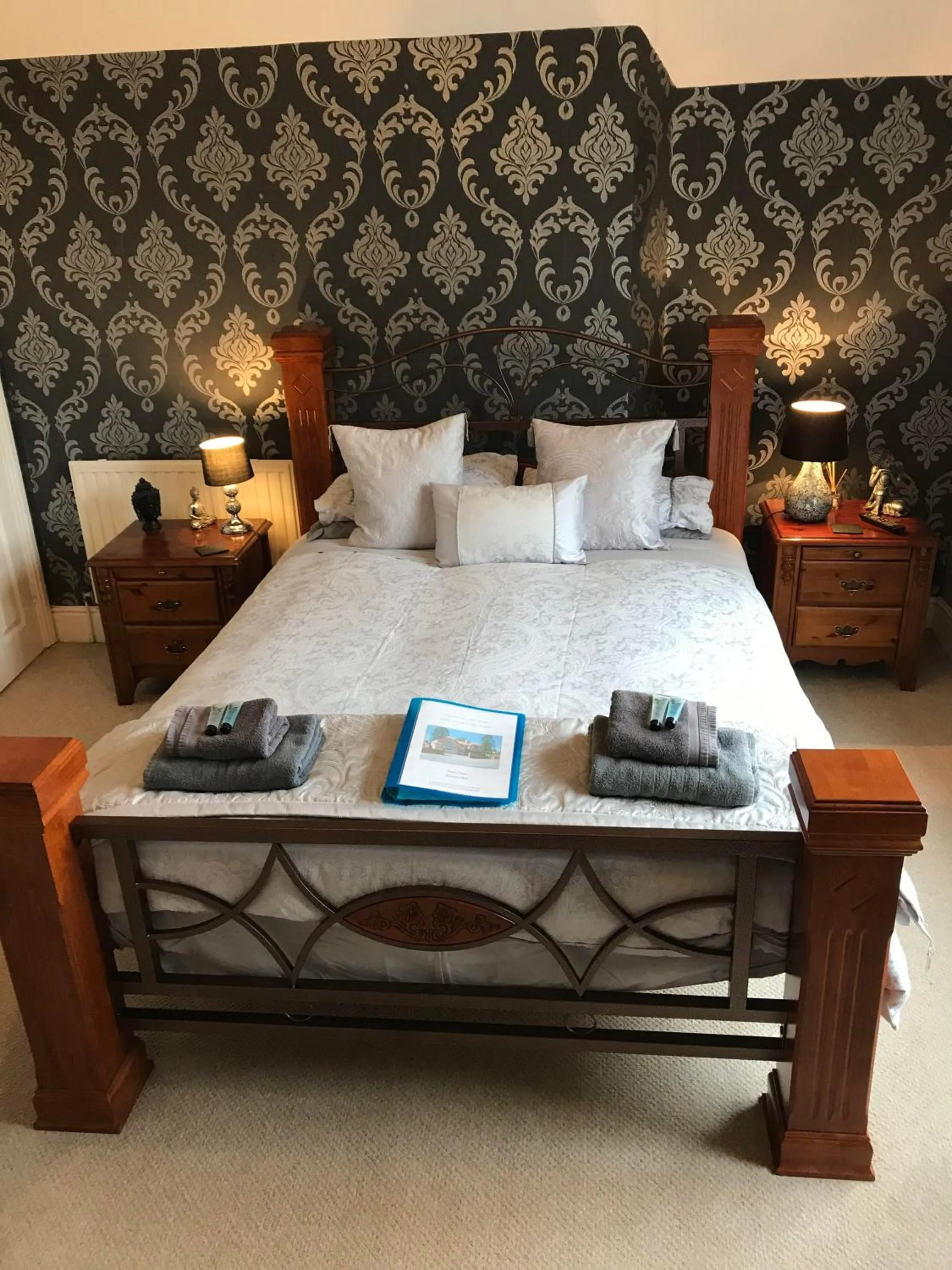 Bed in Ty Mynydd Lodge